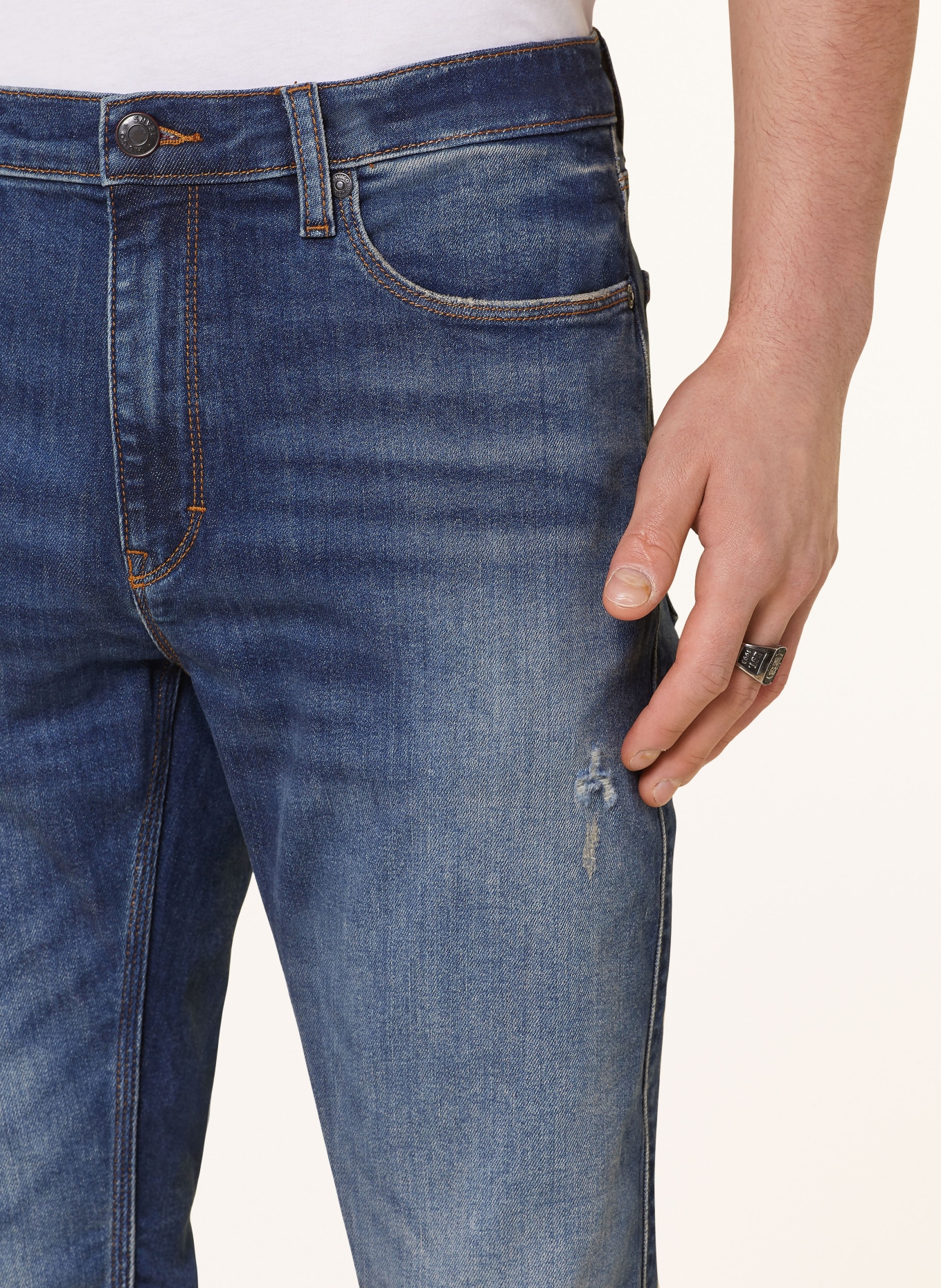 HUGO Jeans 734 Extra Slim Fit, Farbe: 412 NAVY (Bild 5)