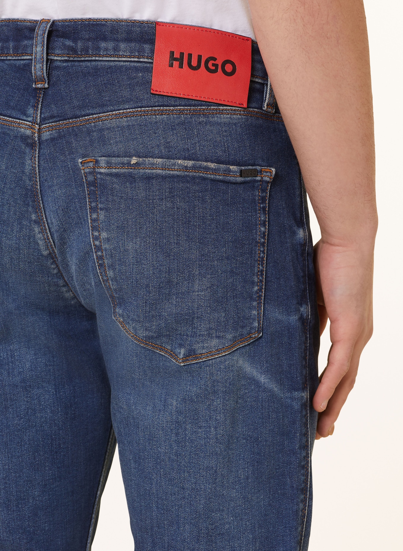 HUGO Jeans 734 Extra Slim Fit, Farbe: 412 NAVY (Bild 6)