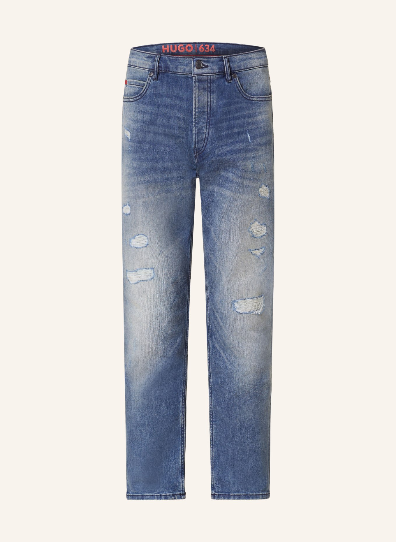 HUGO Jeans HUGO 634 Tapered Fit, Farbe: 432 BRIGHT BLUE (Bild 1)