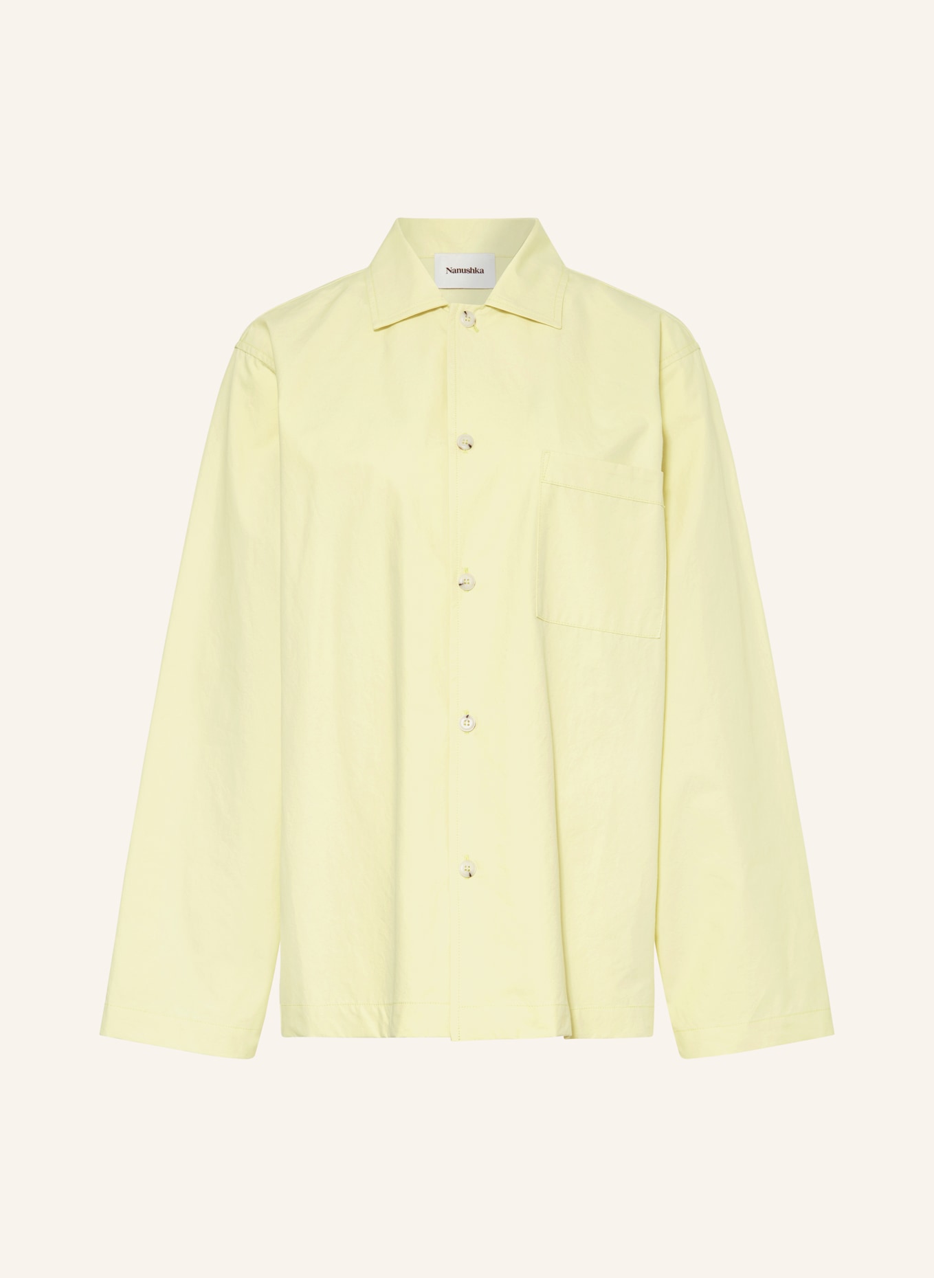 Nanushka Shirt blouse JELMER, Color: LIGHT YELLOW (Image 1)