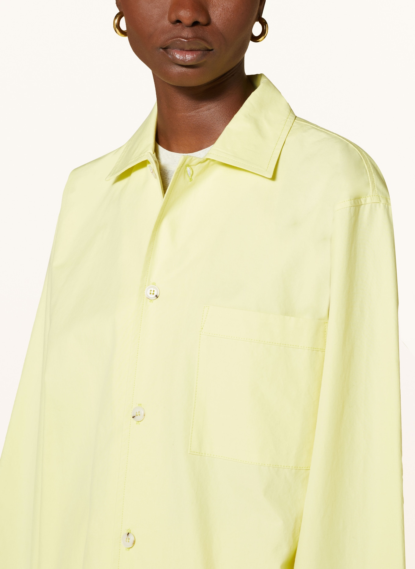 Nanushka Shirt blouse JELMER, Color: LIGHT YELLOW (Image 4)