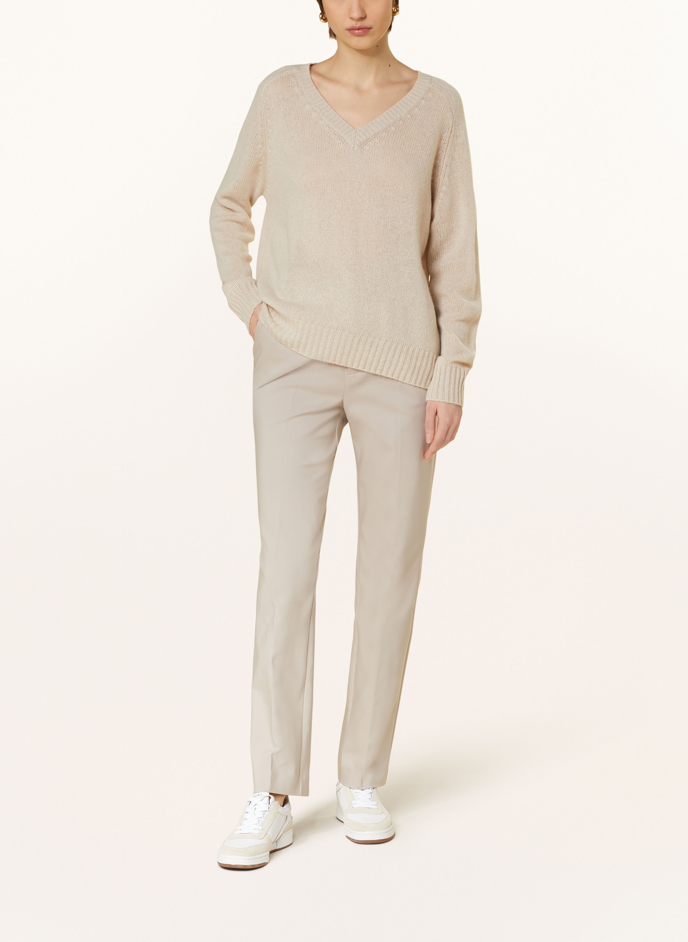 (THE MERCER) N.Y. Cashmere sweater, Color: BEIGE (Image 2)