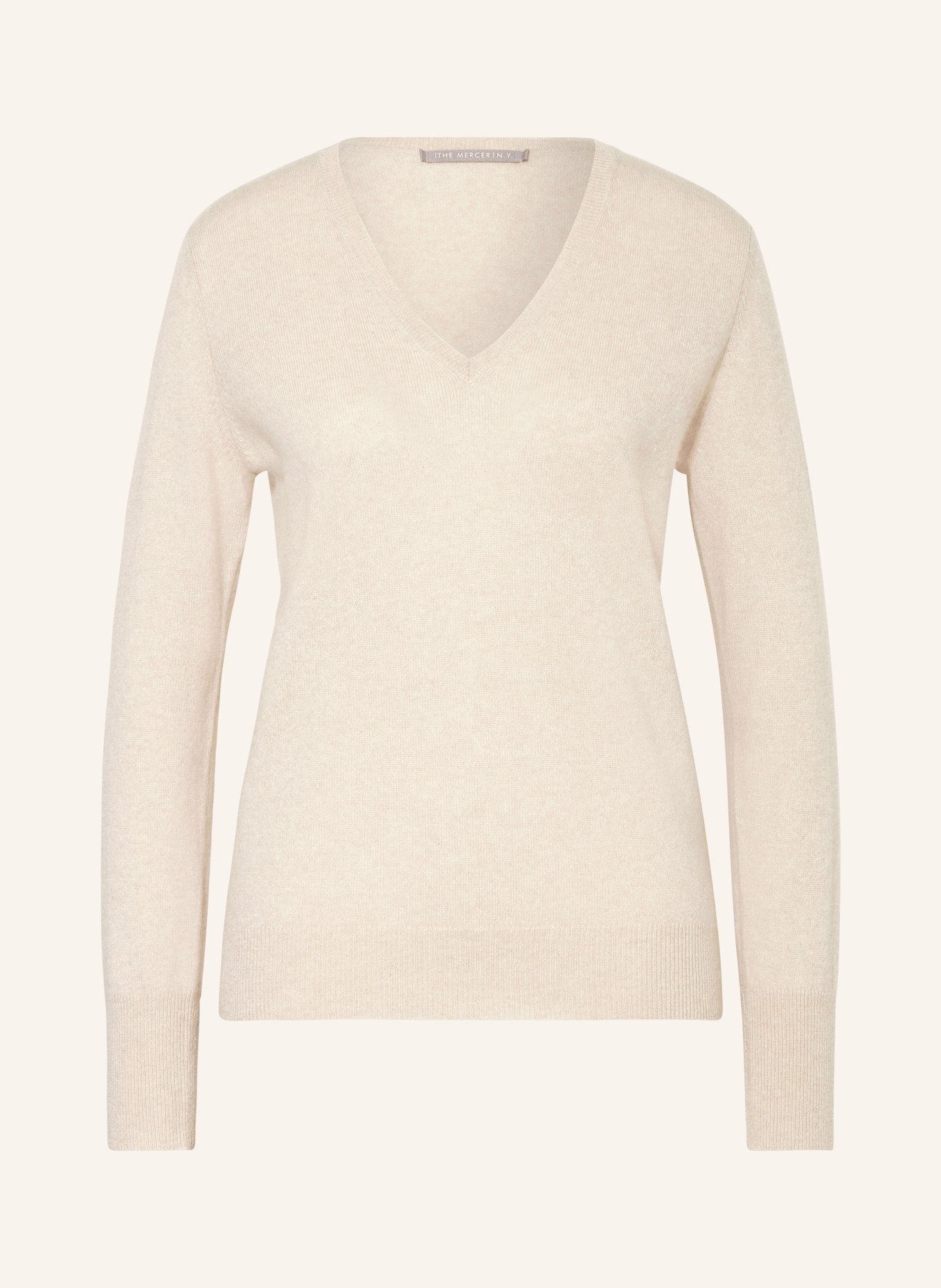(THE MERCER) N.Y. Cashmere sweater, Color: BEIGE (Image 1)