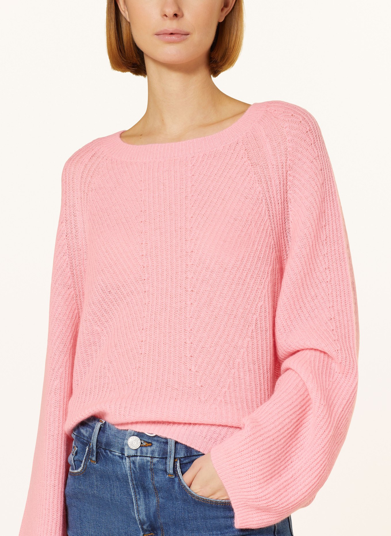 (THE MERCER) N.Y. Cashmere sweater, Color: PINK (Image 4)