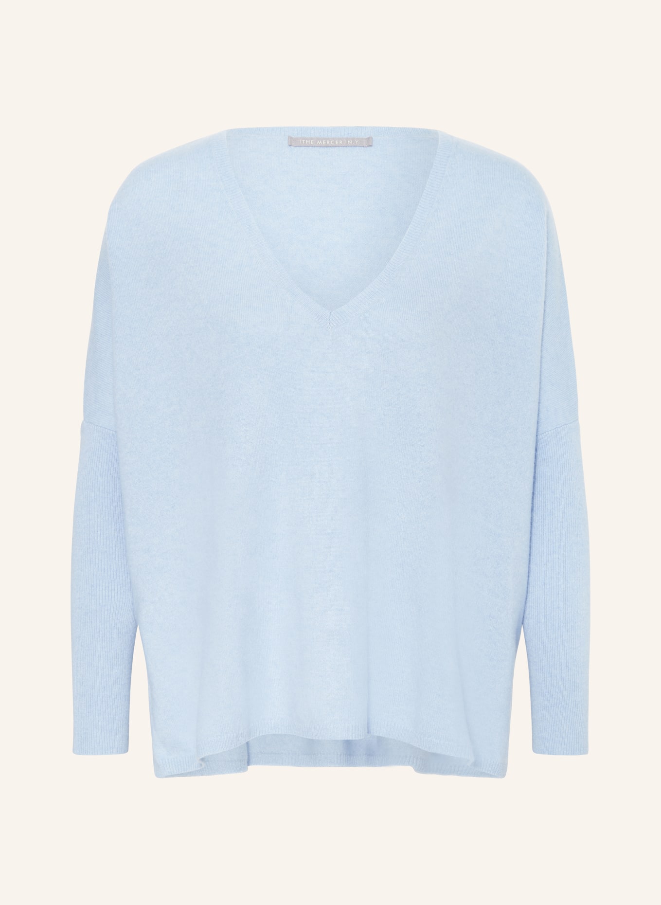 (THE MERCER) N.Y. Cashmere sweater, Color: LIGHT BLUE (Image 1)
