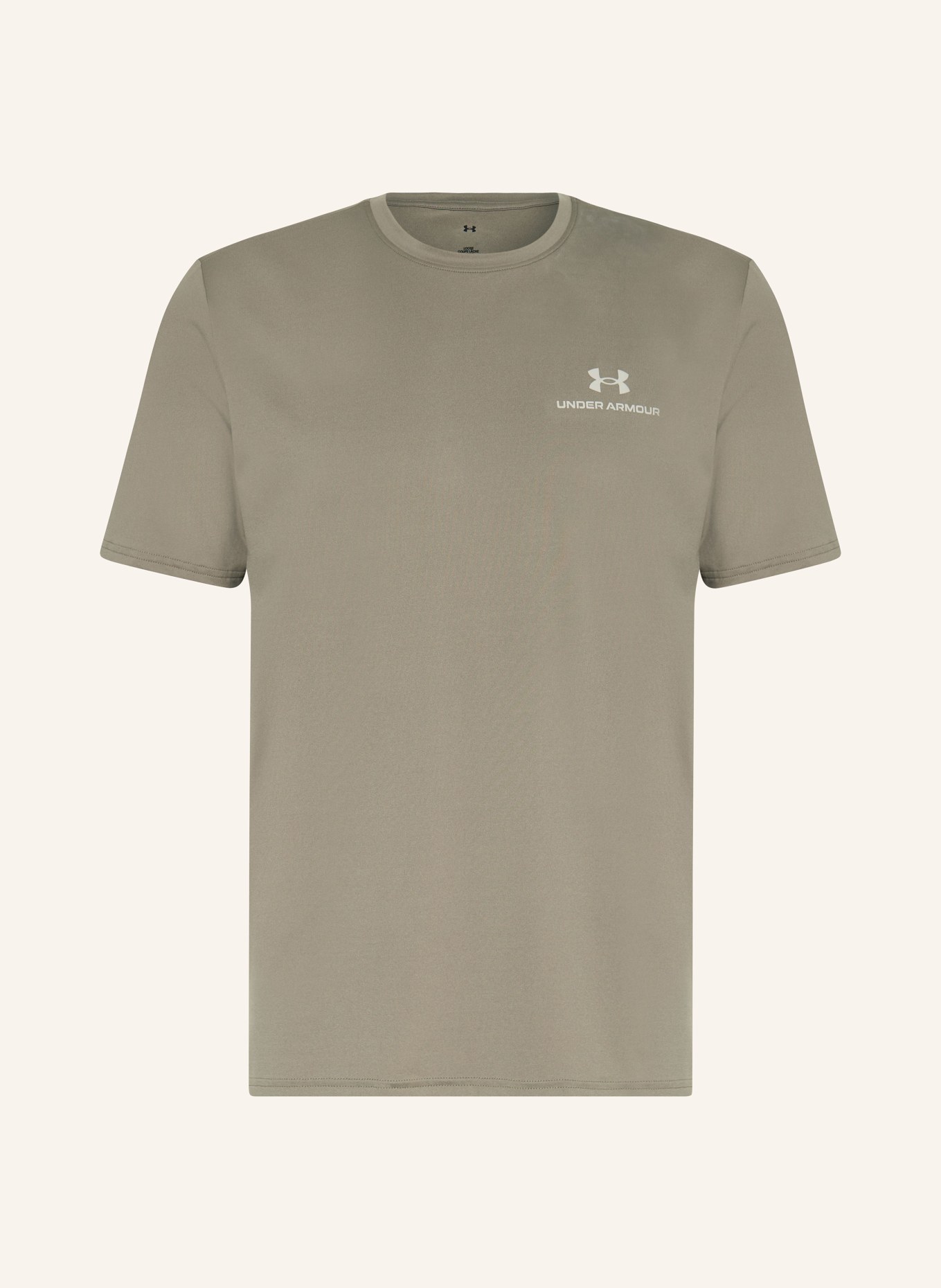 UNDER ARMOUR T-Shirt UA RUSH™ ENERGY, Kolor: SZAROBRĄZOWY (Obrazek 1)