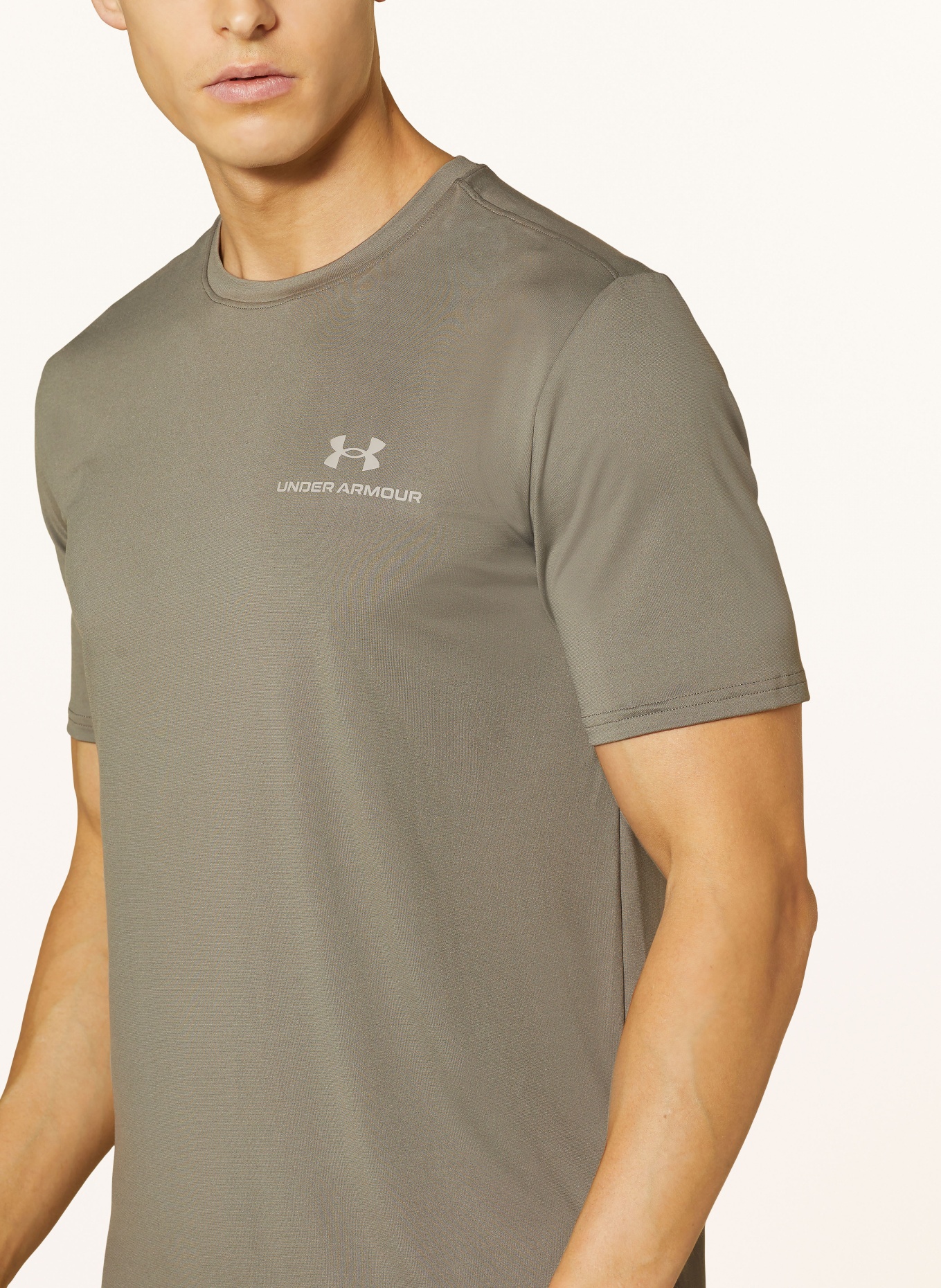 UNDER ARMOUR T-Shirt UA RUSH™ ENERGY, Color: TAUPE (Image 4)
