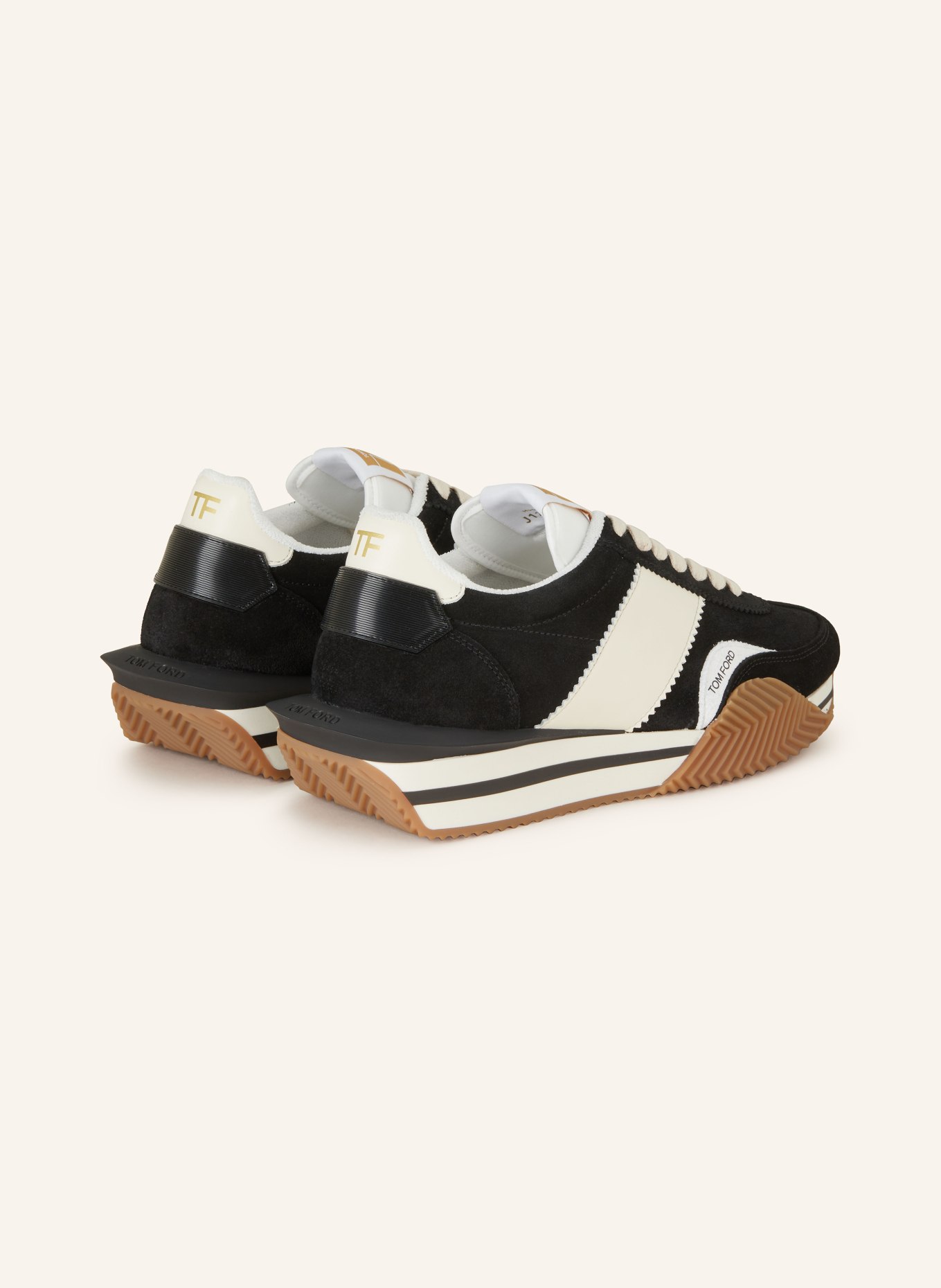 TOM FORD Sneakers JAMES, Color: BLACK/ CREAM (Image 2)