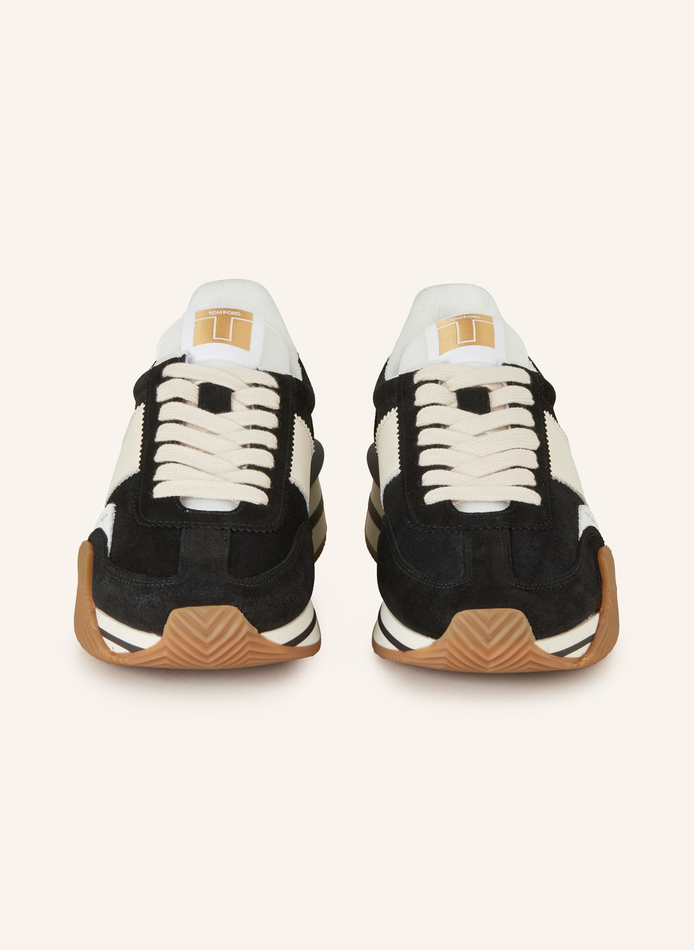 TOM FORD Sneakers JAMES, Color: BLACK/ CREAM (Image 3)
