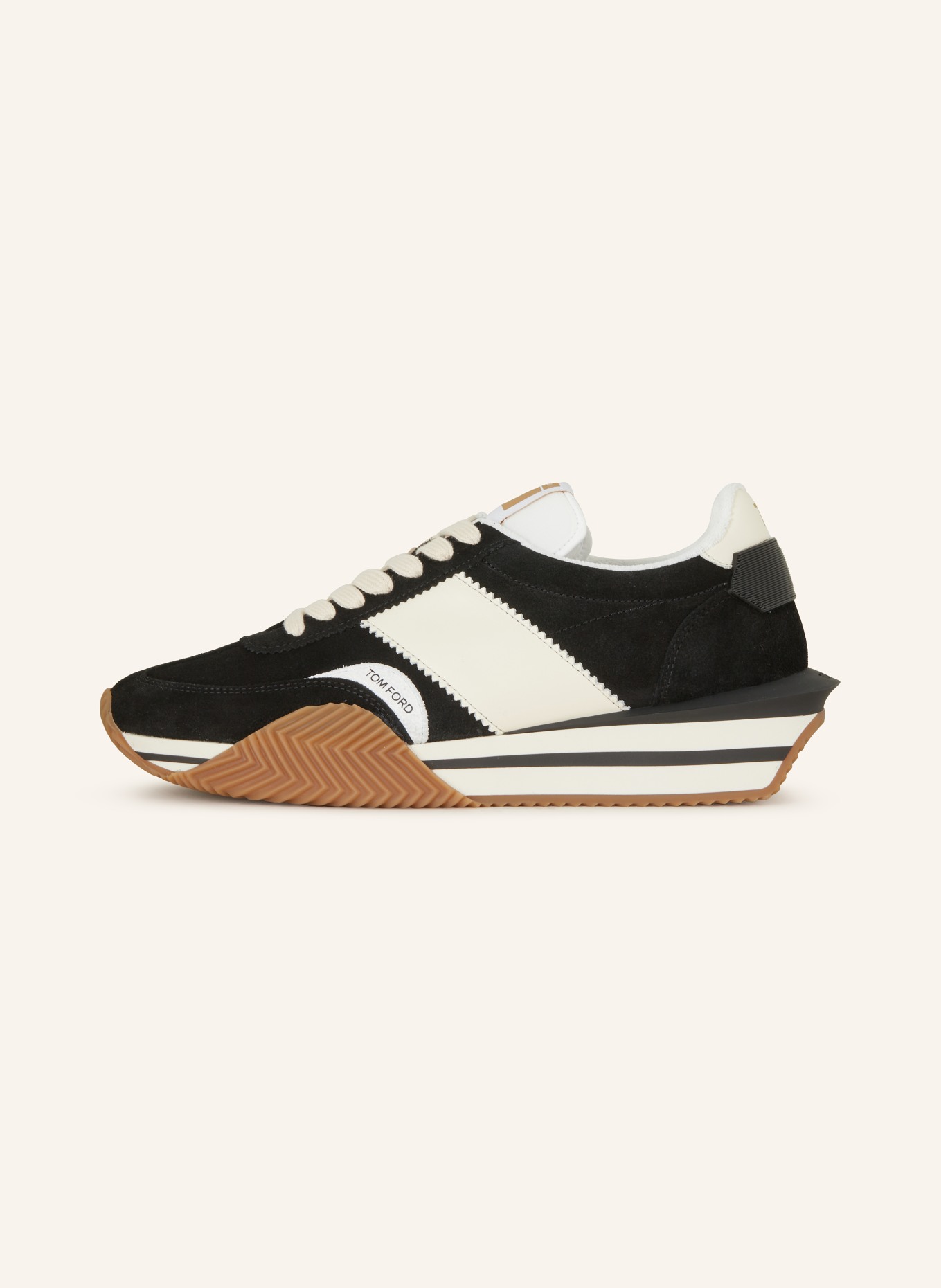 TOM FORD Sneakers JAMES, Color: BLACK/ CREAM (Image 4)