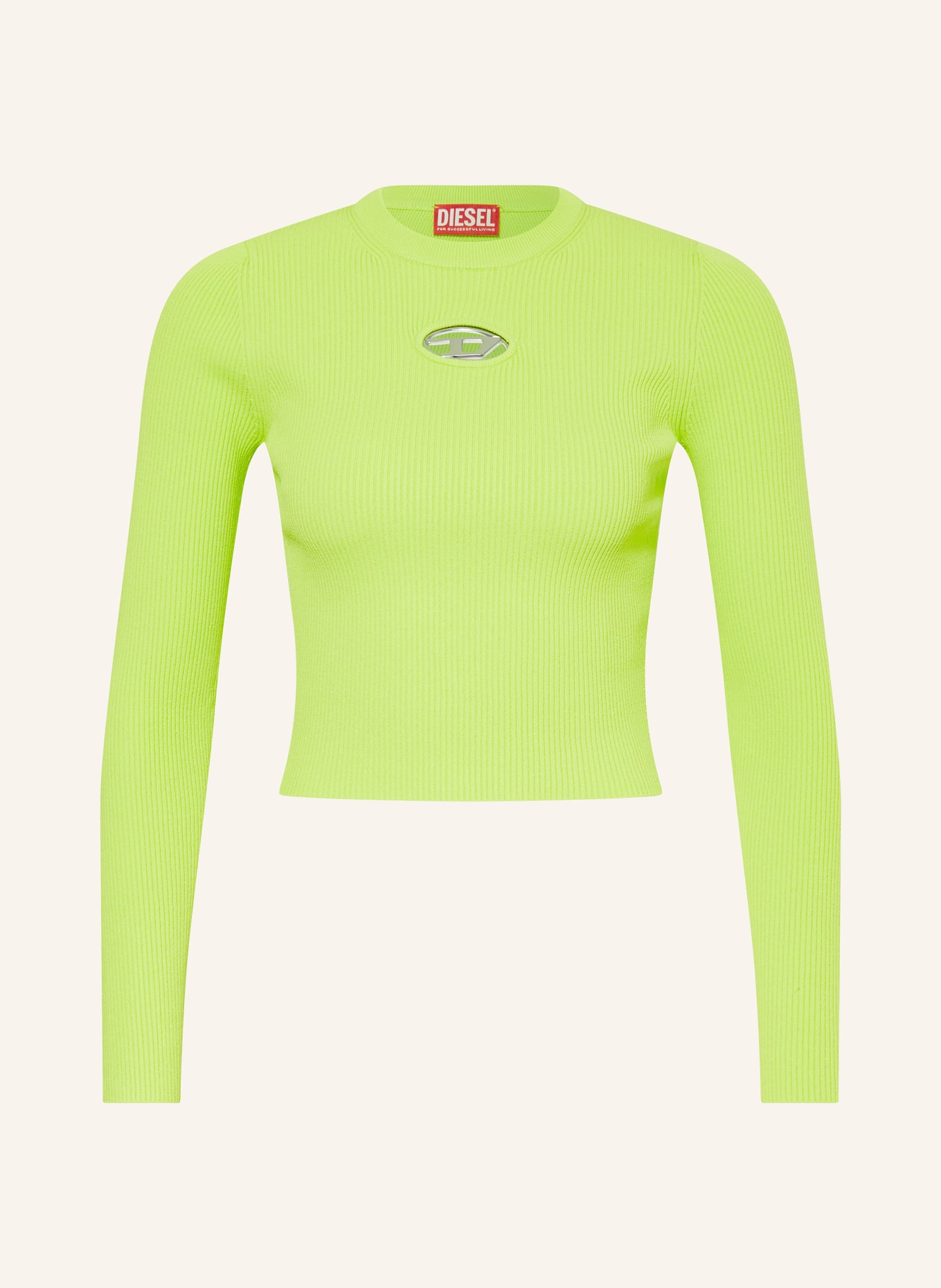 DIESEL Sweater M-VALARY, Color: NEON GREEN (Image 1)