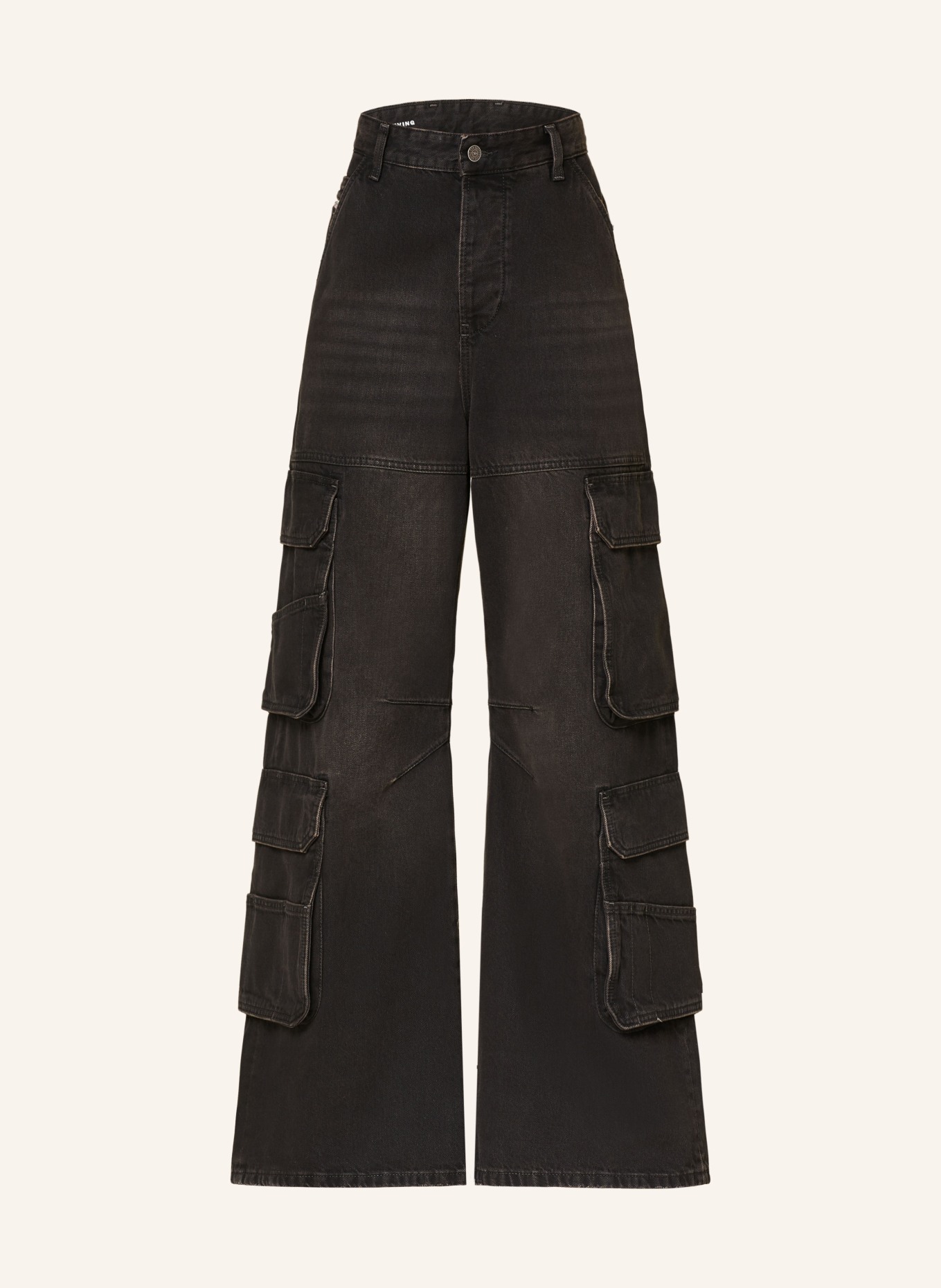 DIESEL Cargo jeans D-SIRE-CARGO-D, Color: 02 BLACK (Image 1)