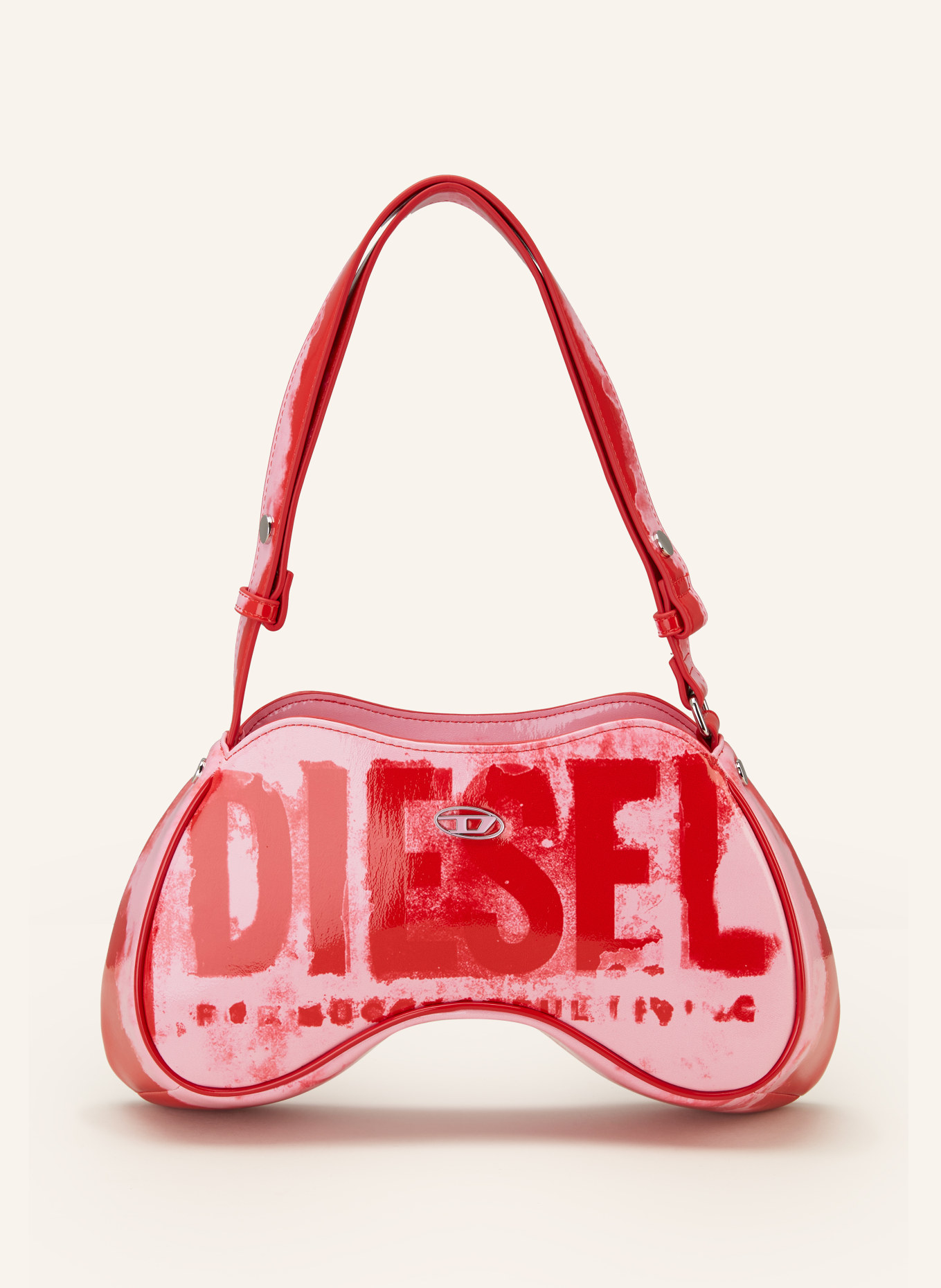 DIESEL Shoulder bag PLAY, Color: PINK/ RED (Image 1)