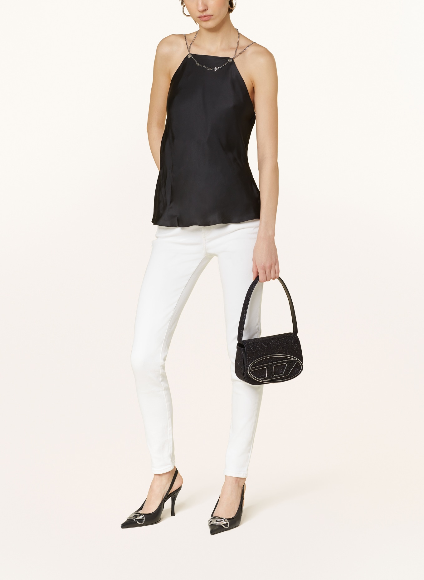DIESEL Handbag 1DR, Color: BLACK (Image 5)