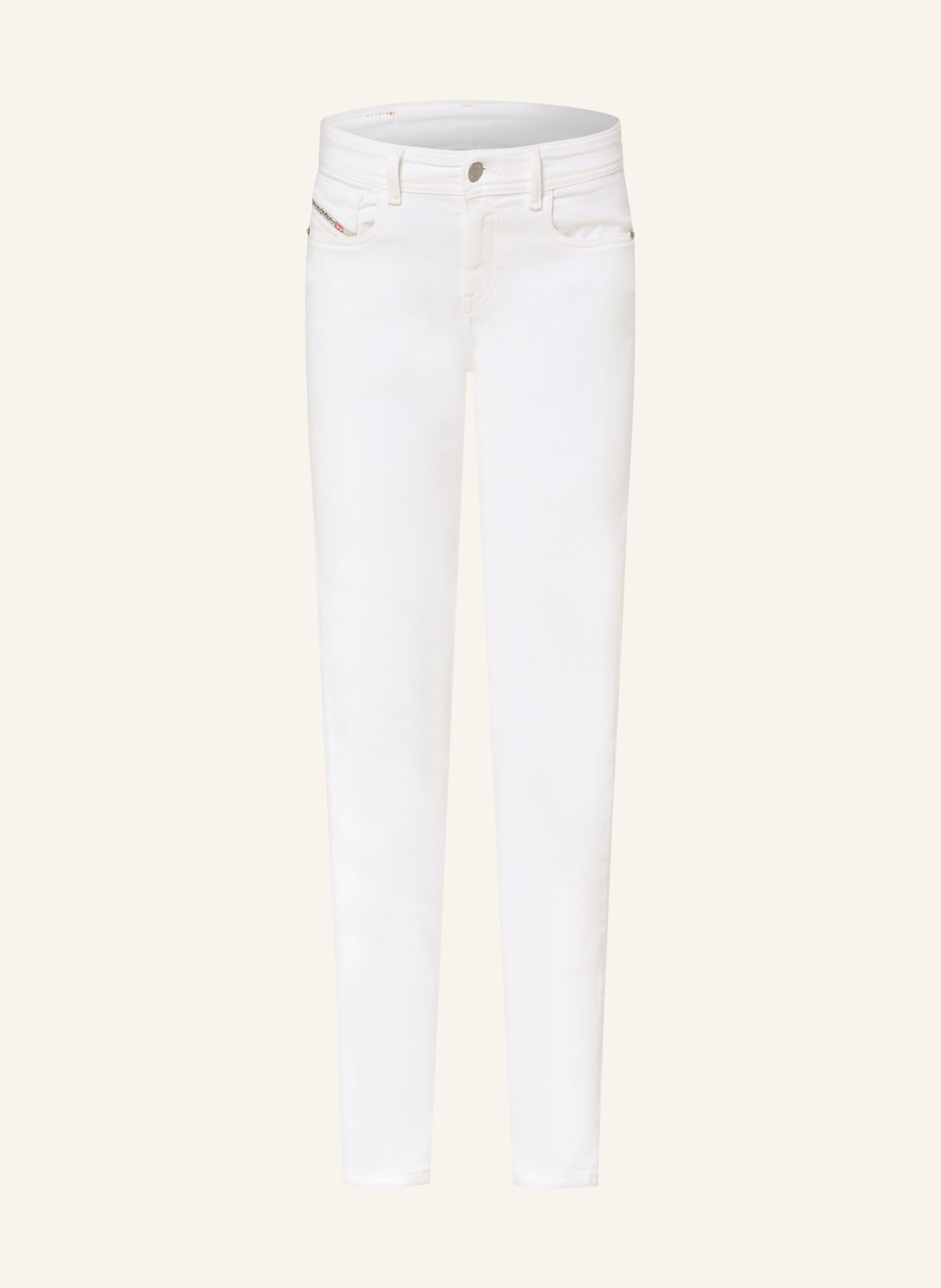 DIESEL Skinny Jeans 2017 SLANDY, Farbe: 100 BRIGHT WHITE (Bild 1)