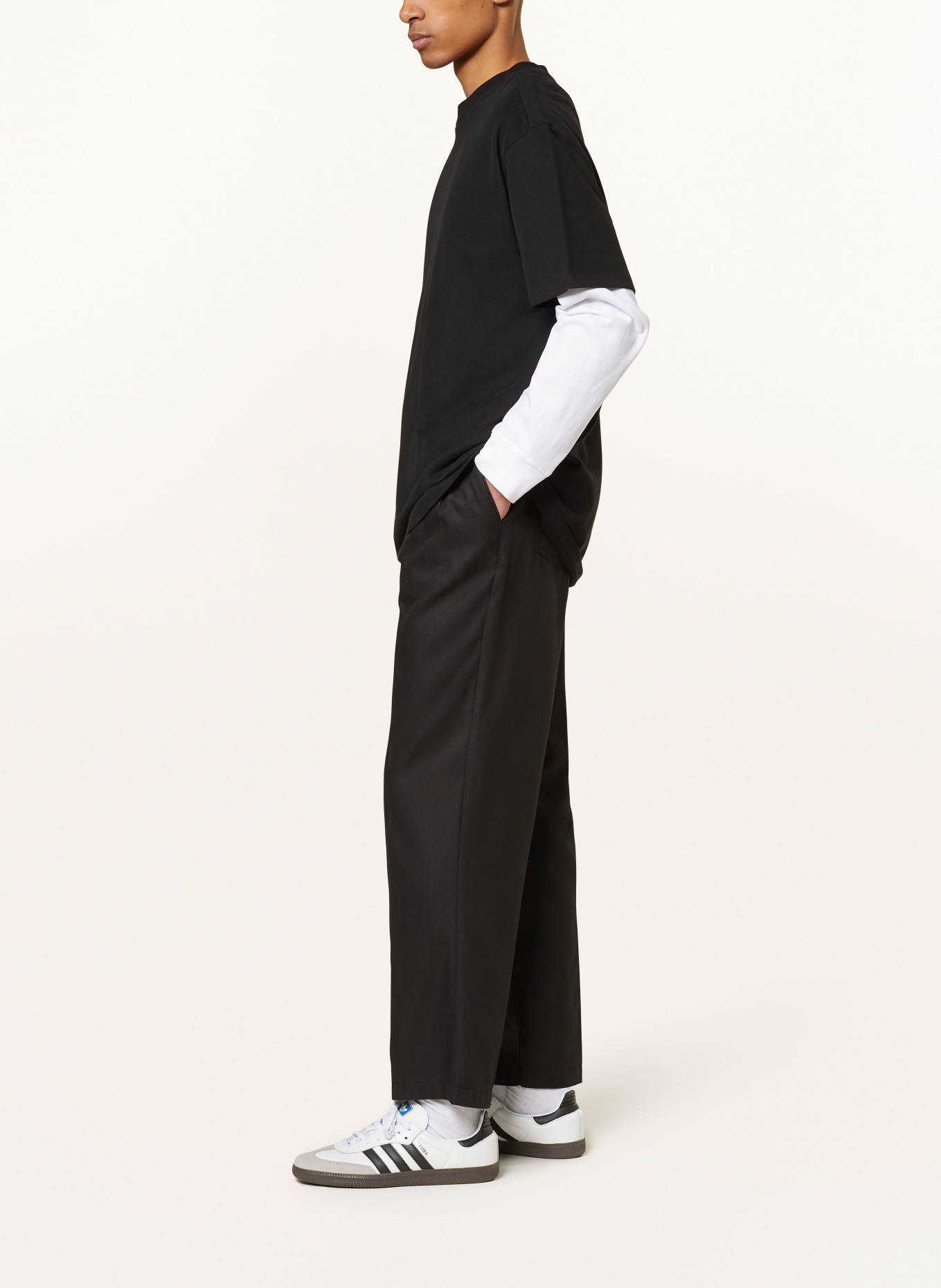 ARMEDANGELS Trousers CESAAR straight fit, Color: 105 BLACK (Image 4)