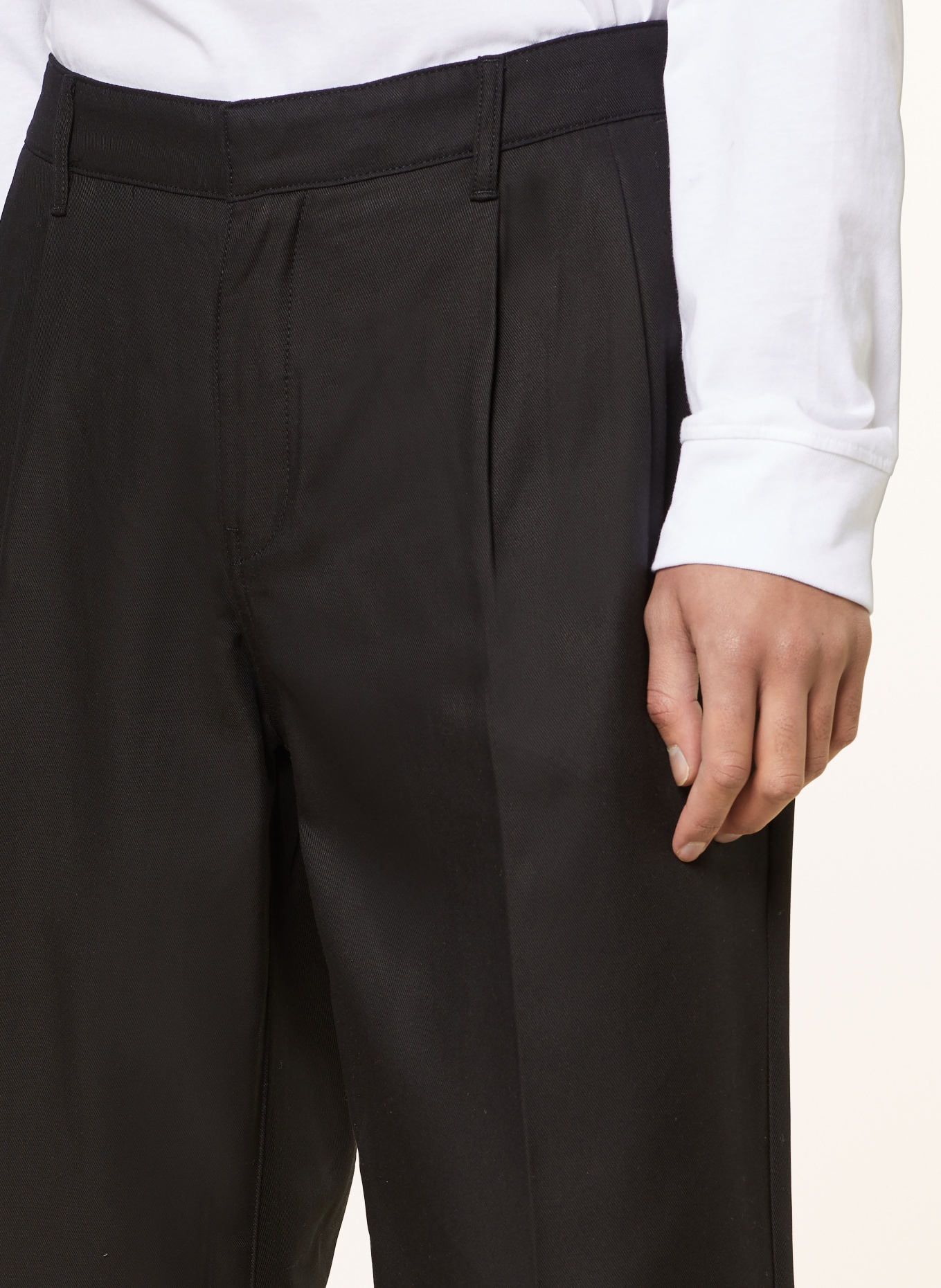 ARMEDANGELS Trousers CESAAR straight fit, Color: 105 BLACK (Image 5)
