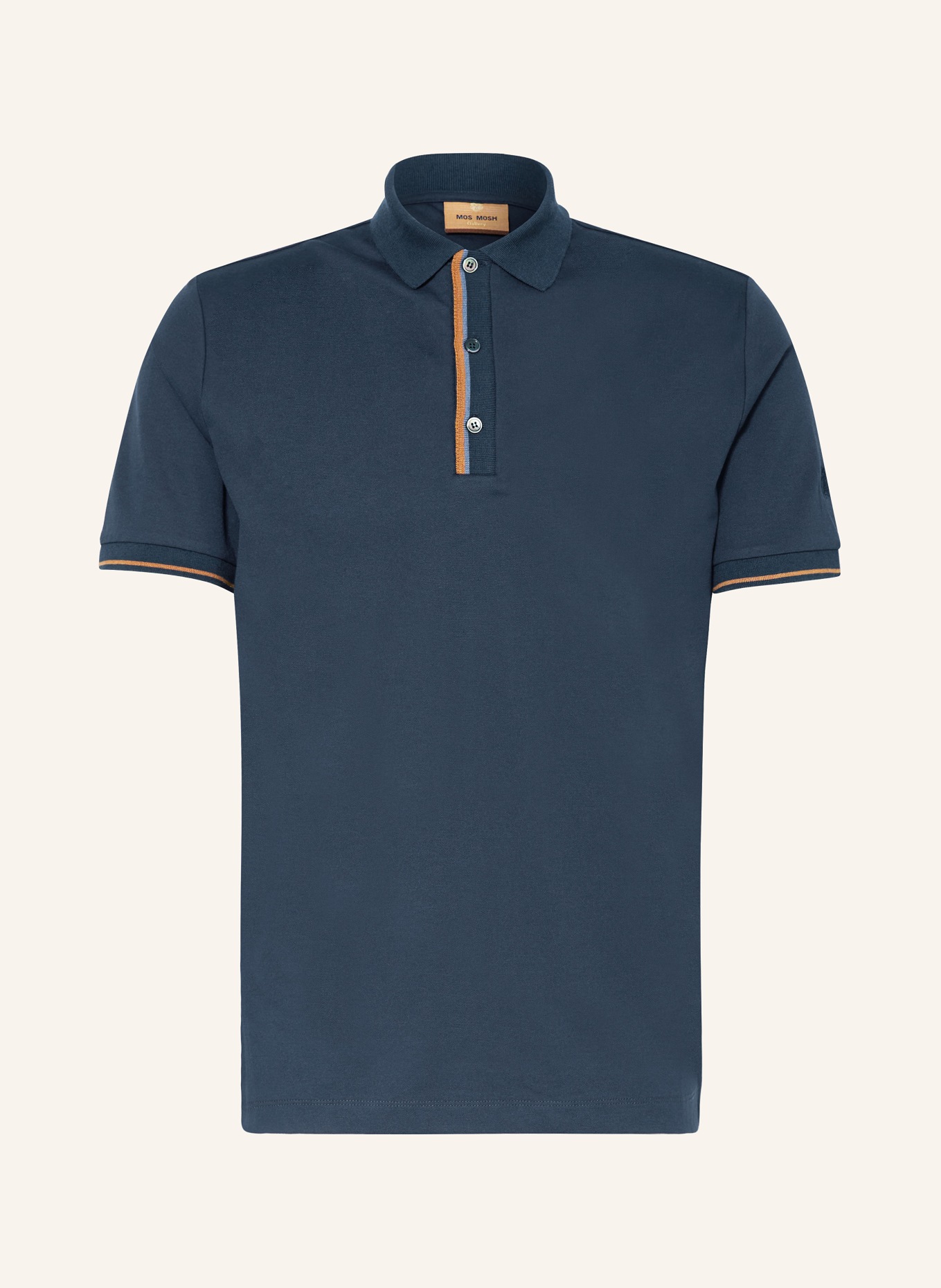 MOS MOSH Gallery Polo piqué MMGHARVEY: BLEU FONCÉ