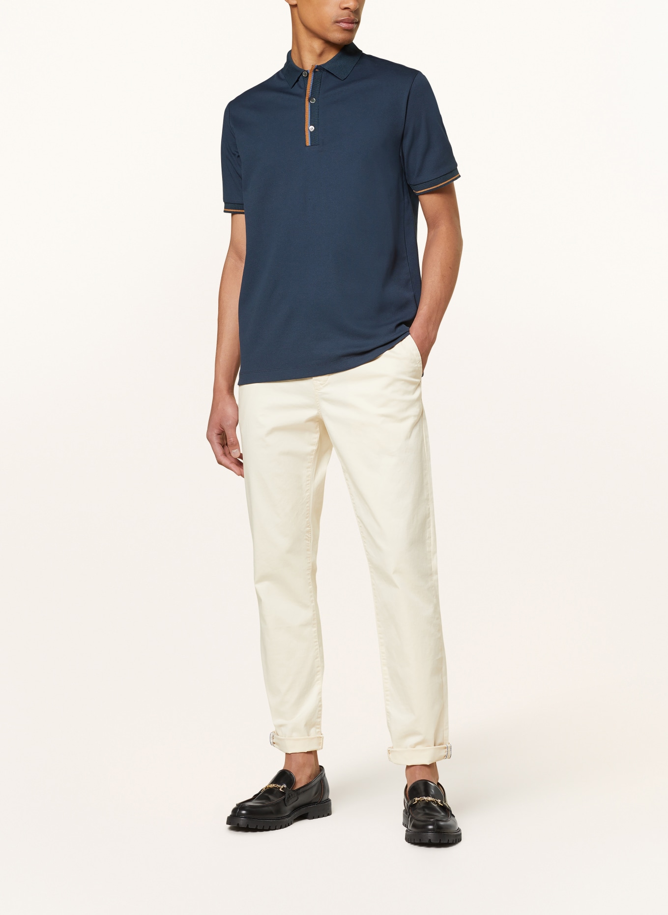 MOS MOSH Gallery Polo piqué MMGHARVEY: BLEU FONCÉ