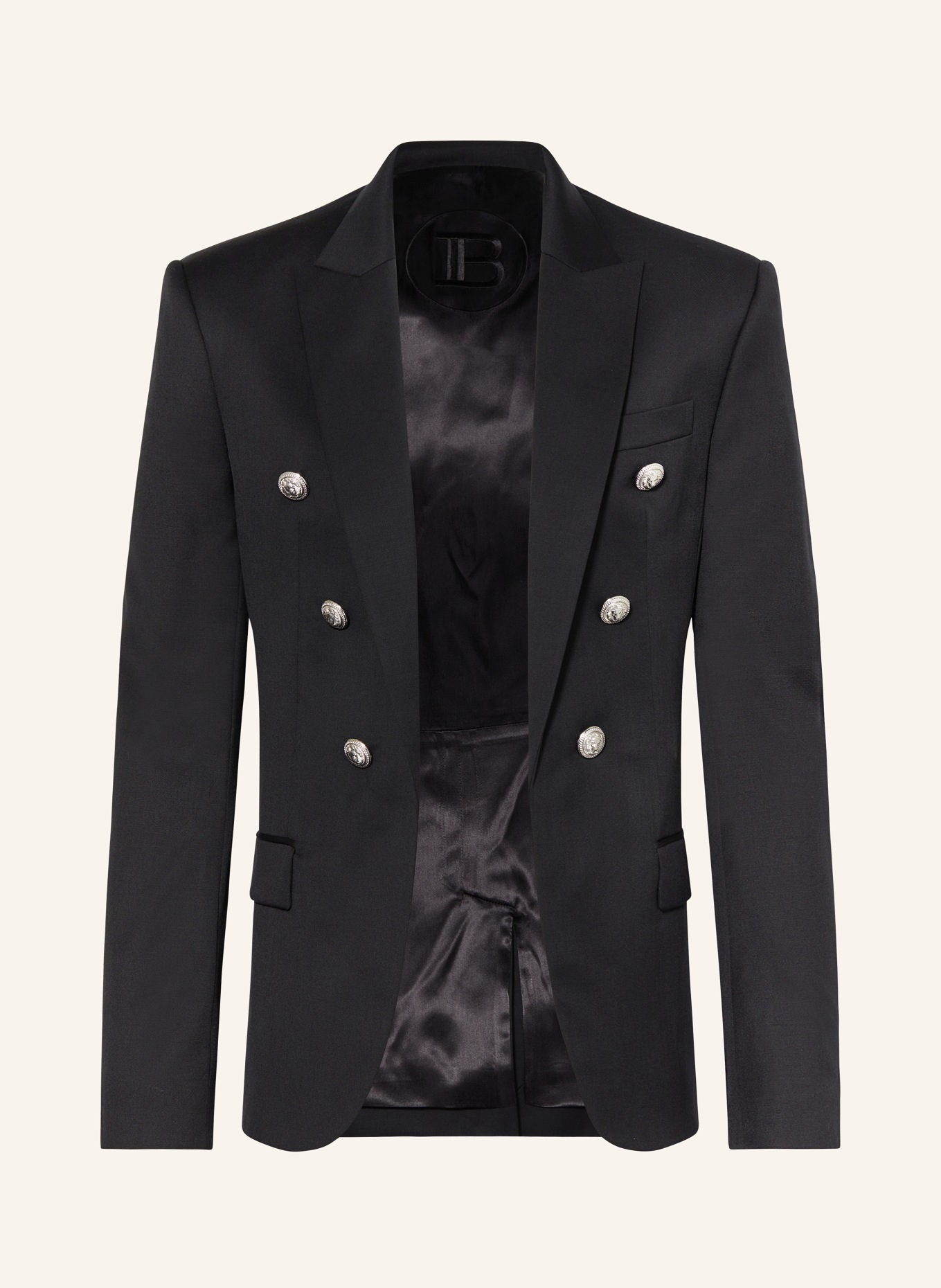BALMAIN Tailored jacket relaxed fit, Color: BLACK (Image 1)