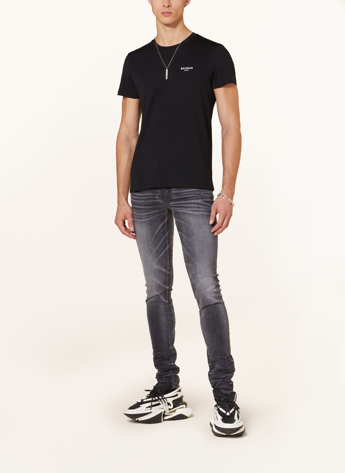 BALMAIN T-shirt, Color: BLACK (Image 2)