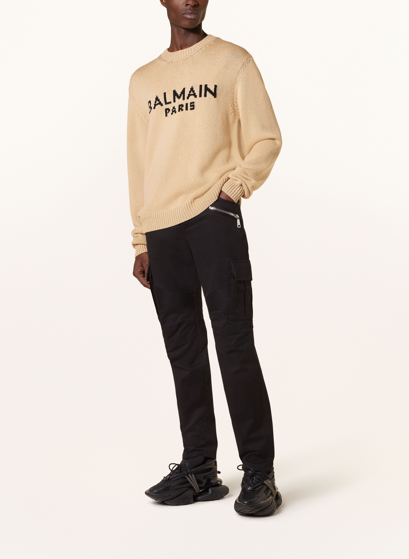 BALMAIN Cargo pants tapered fit, Color: BLACK (Image 2)