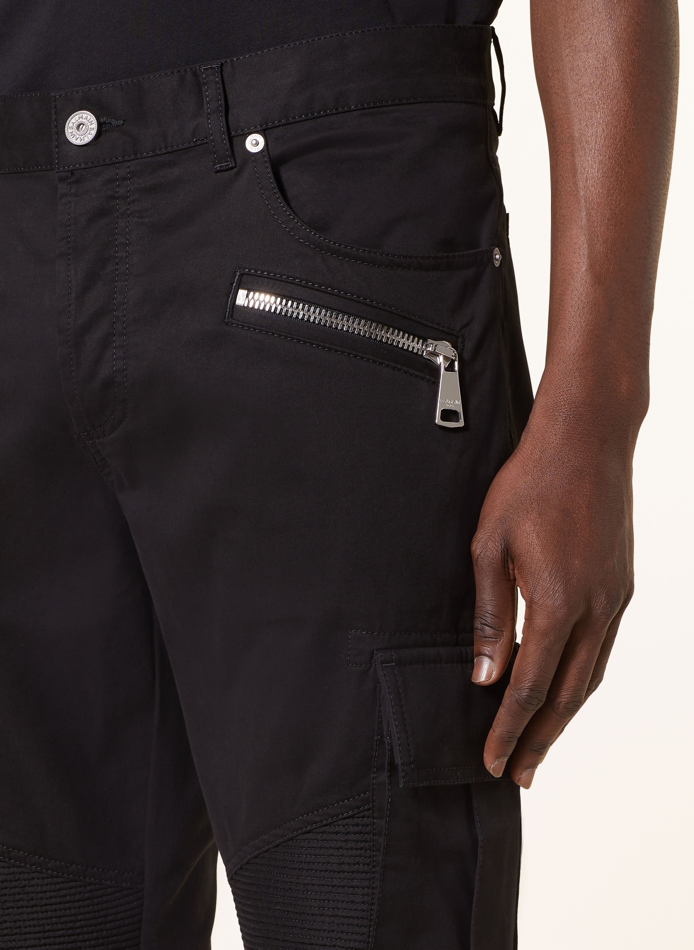 BALMAIN Cargo pants tapered fit, Color: BLACK (Image 5)