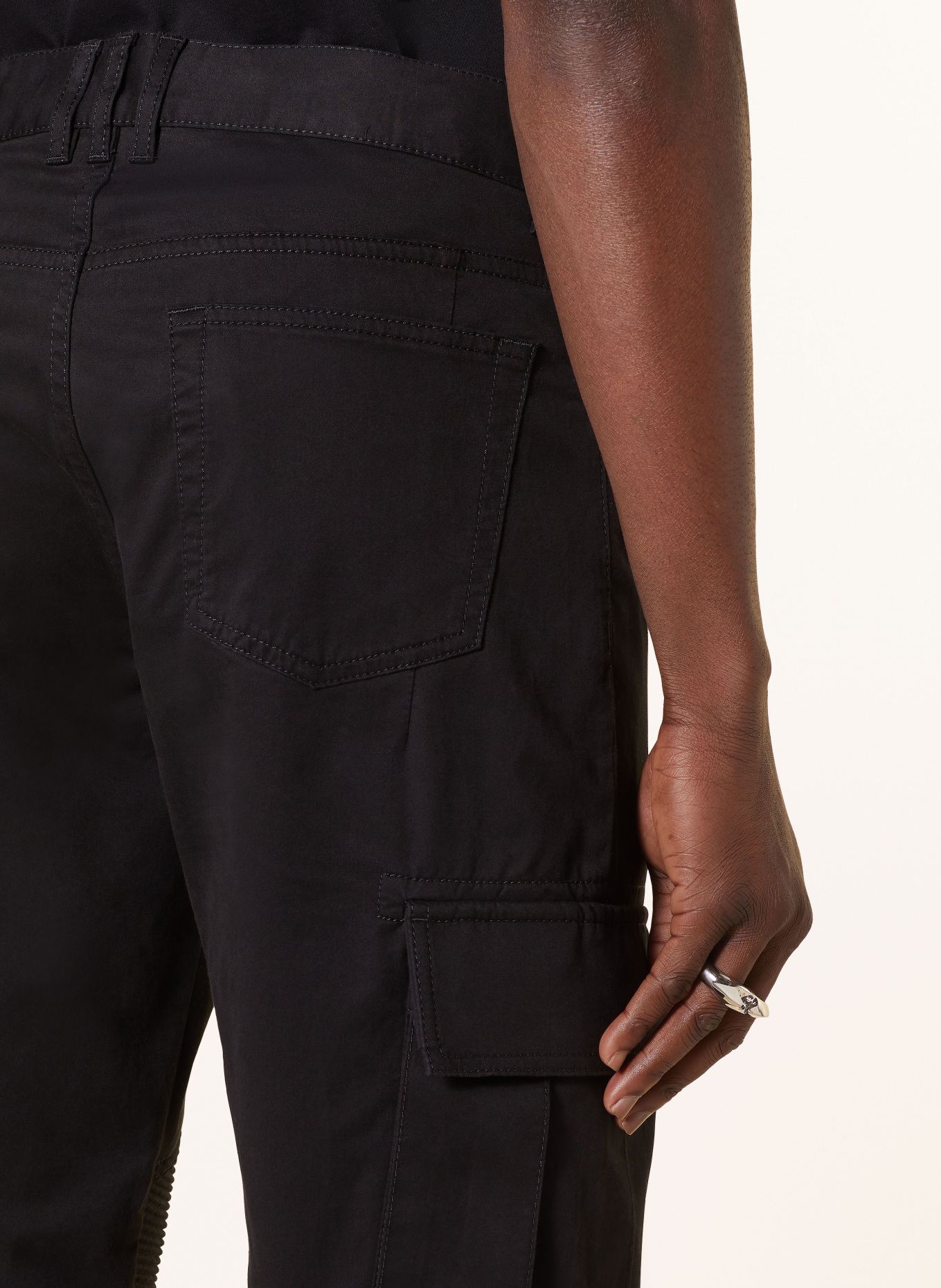 BALMAIN Cargo pants tapered fit, Color: BLACK (Image 6)