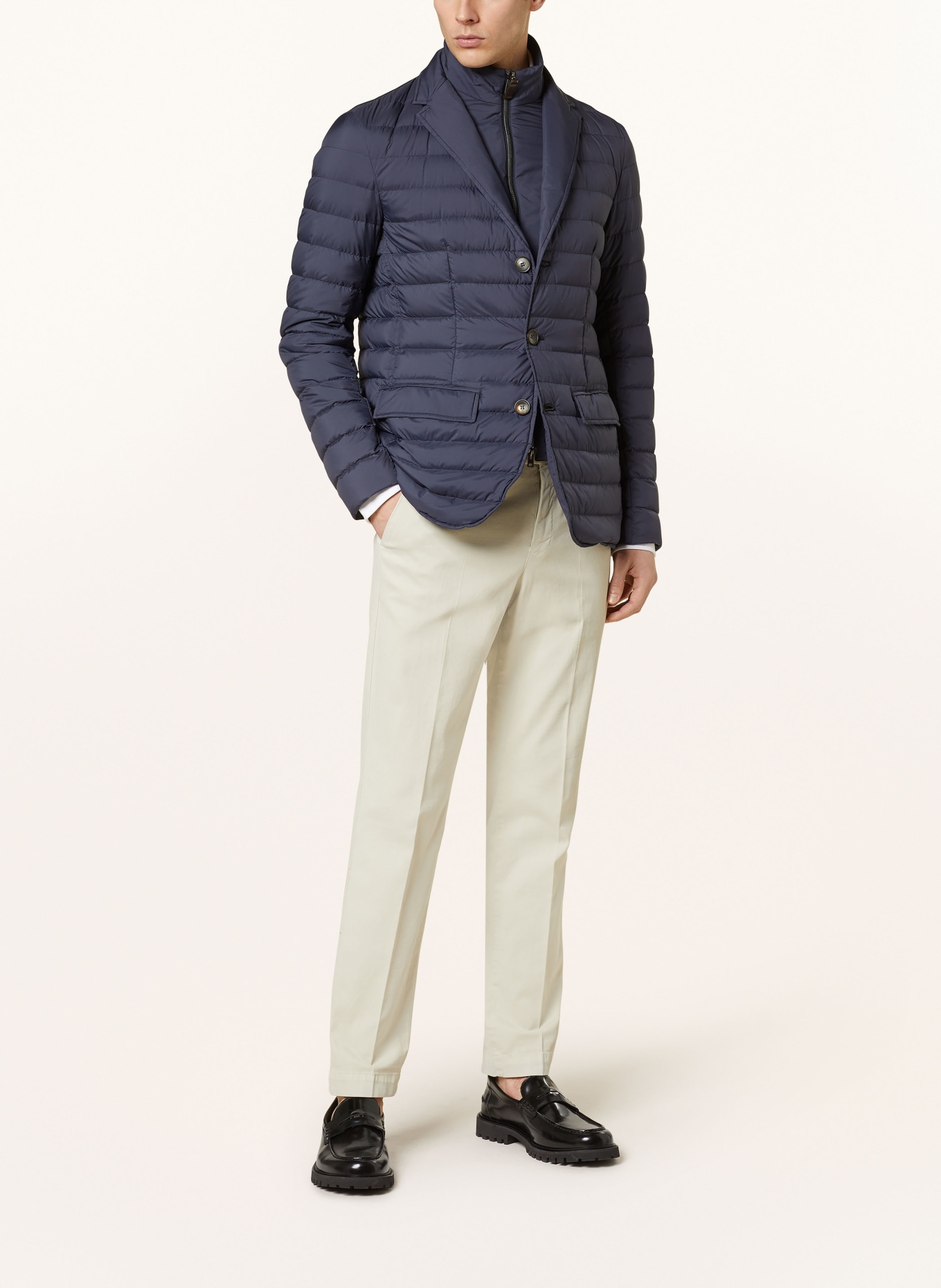 HERNO Down jacket JACKO with removable trim, Color: DARK BLUE (Image 2)