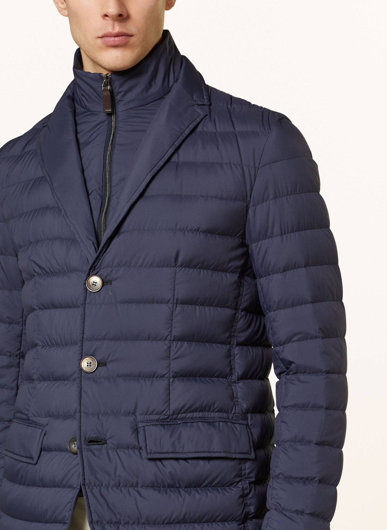HERNO Down jacket JACKO with removable trim, Color: DARK BLUE (Image 5)
