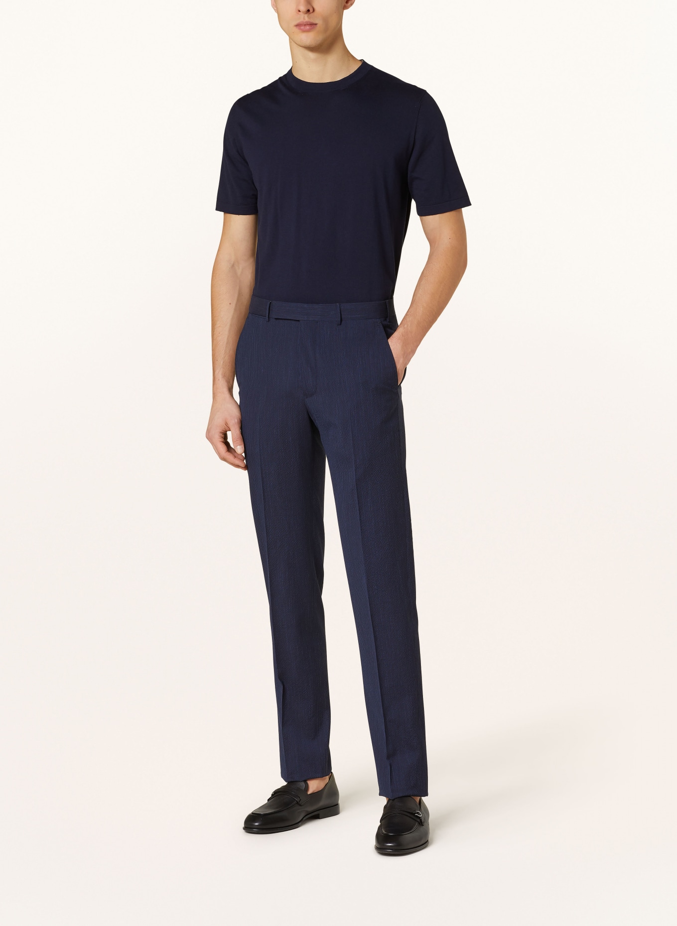 ZEGNA Trousers TROFEO slim fit, Color: DARK BLUE (Image 3)