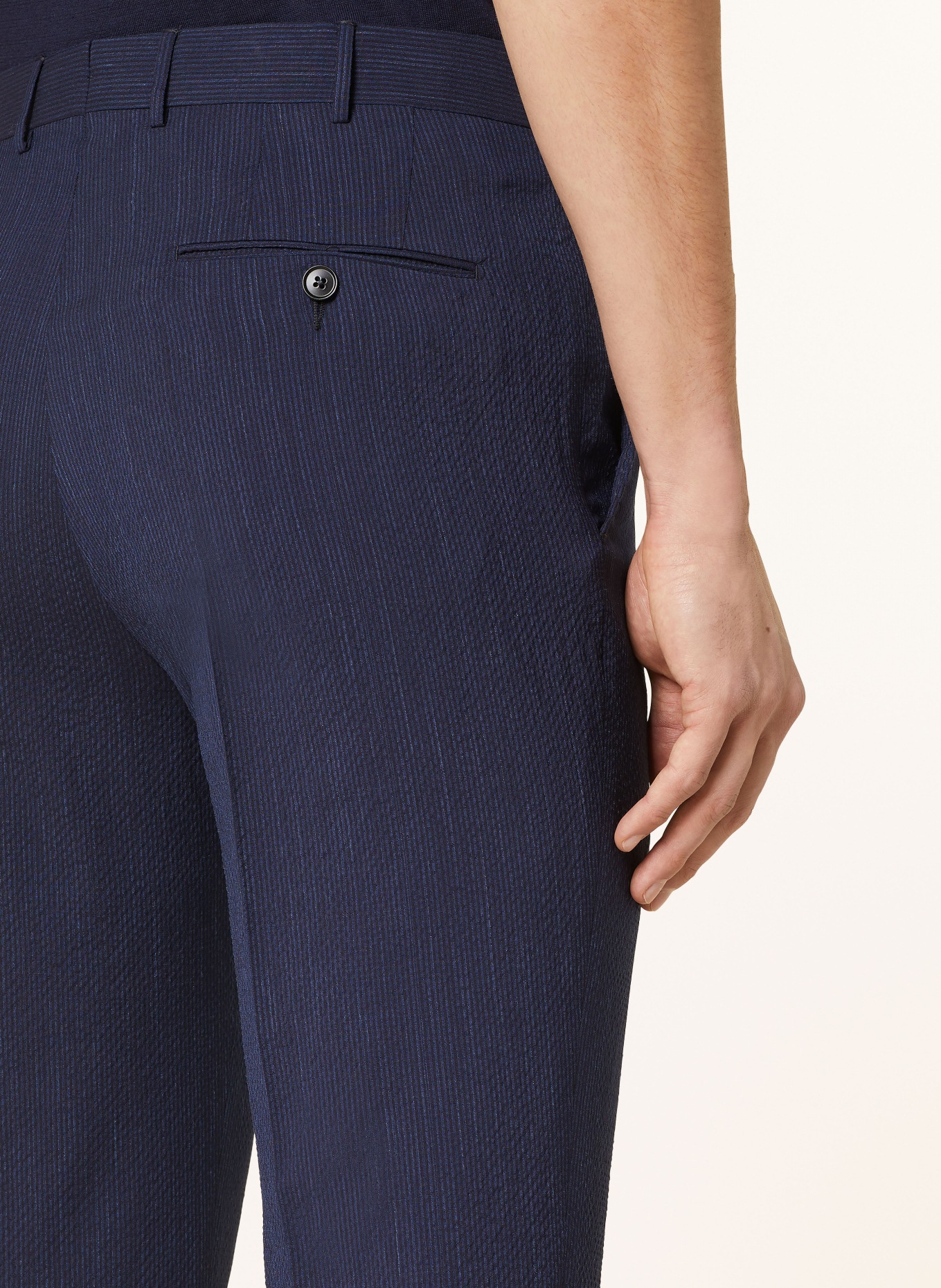 ZEGNA Trousers TROFEO slim fit, Color: DARK BLUE (Image 6)