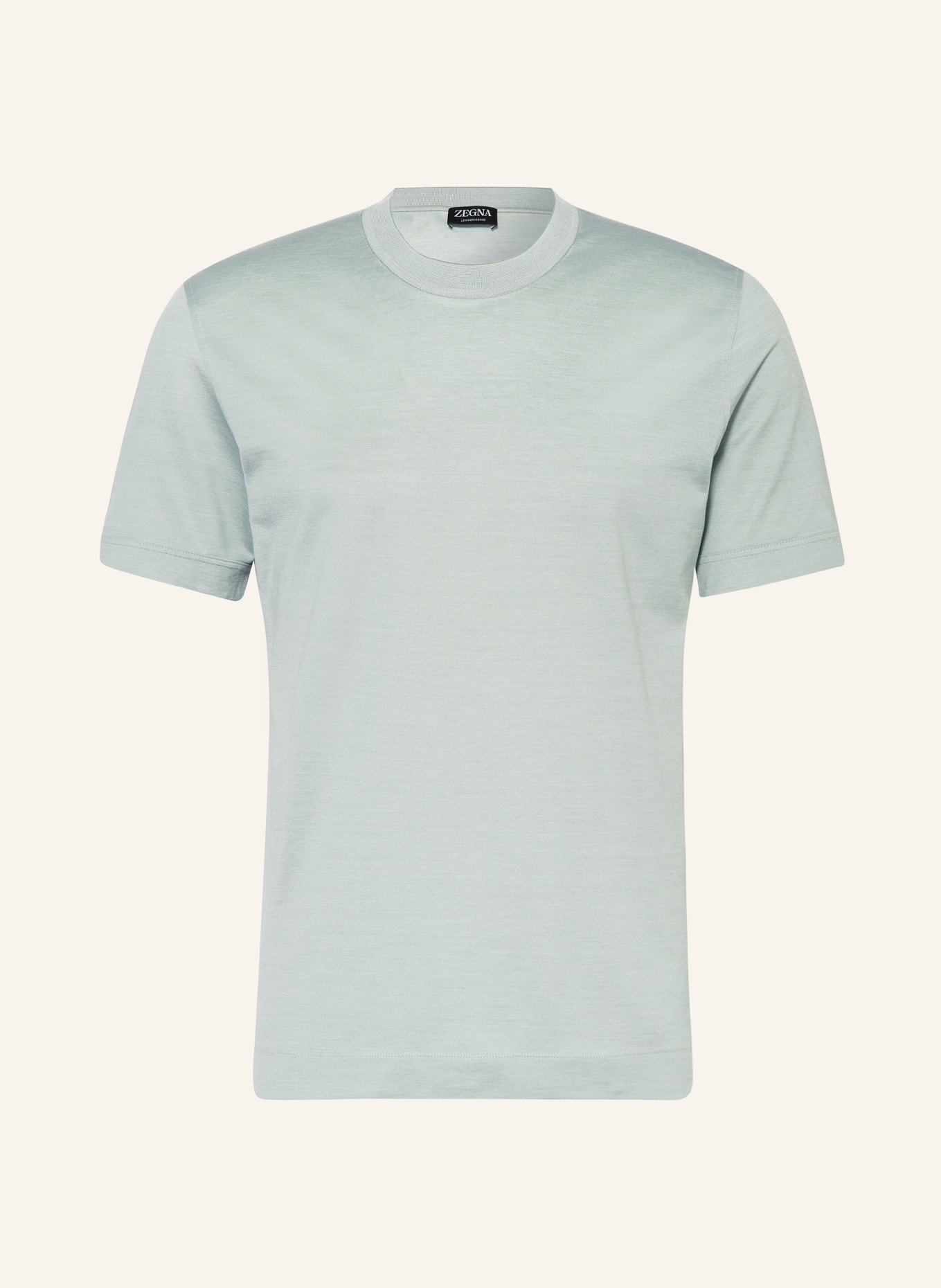 ZEGNA T-Shirt mit Seide, Farbe: HELLGRÜN (Bild 1)