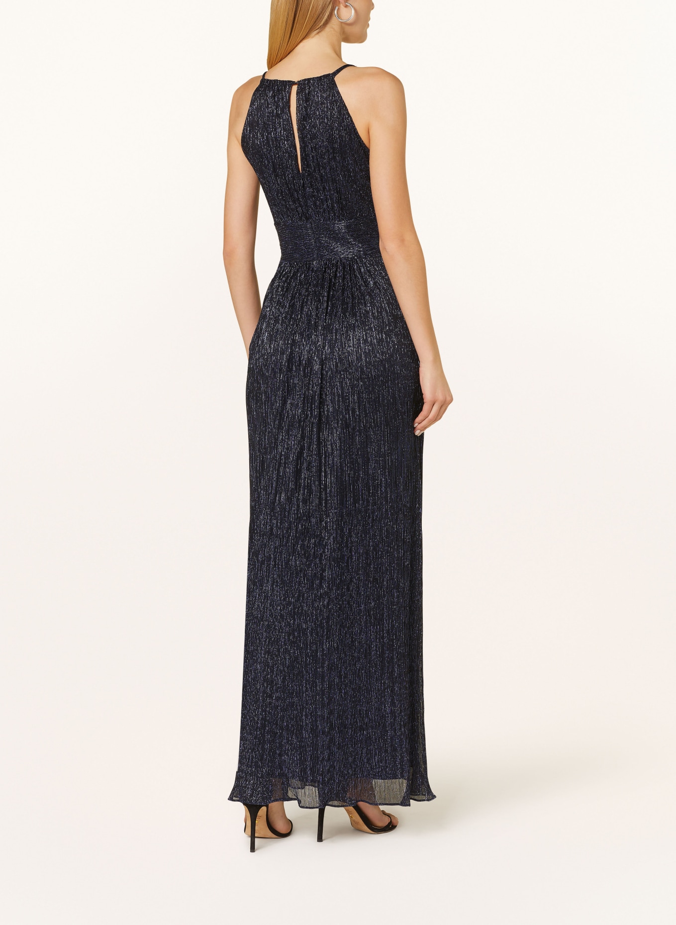 SWING Evening dress with glitter thread, Color: DARK BLUE/ PURPLE (Image 3)