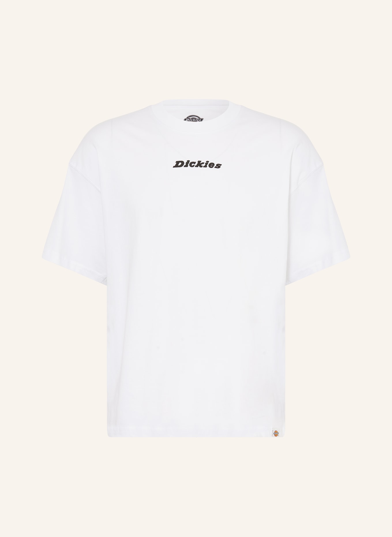 Dickies T-shirt, Color: WHITE/ BLACK (Image 1)