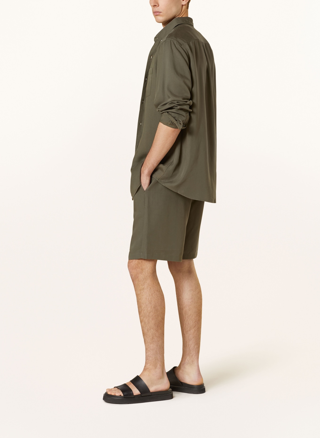 PAUL Shorts, Color: OLIVE (Image 4)