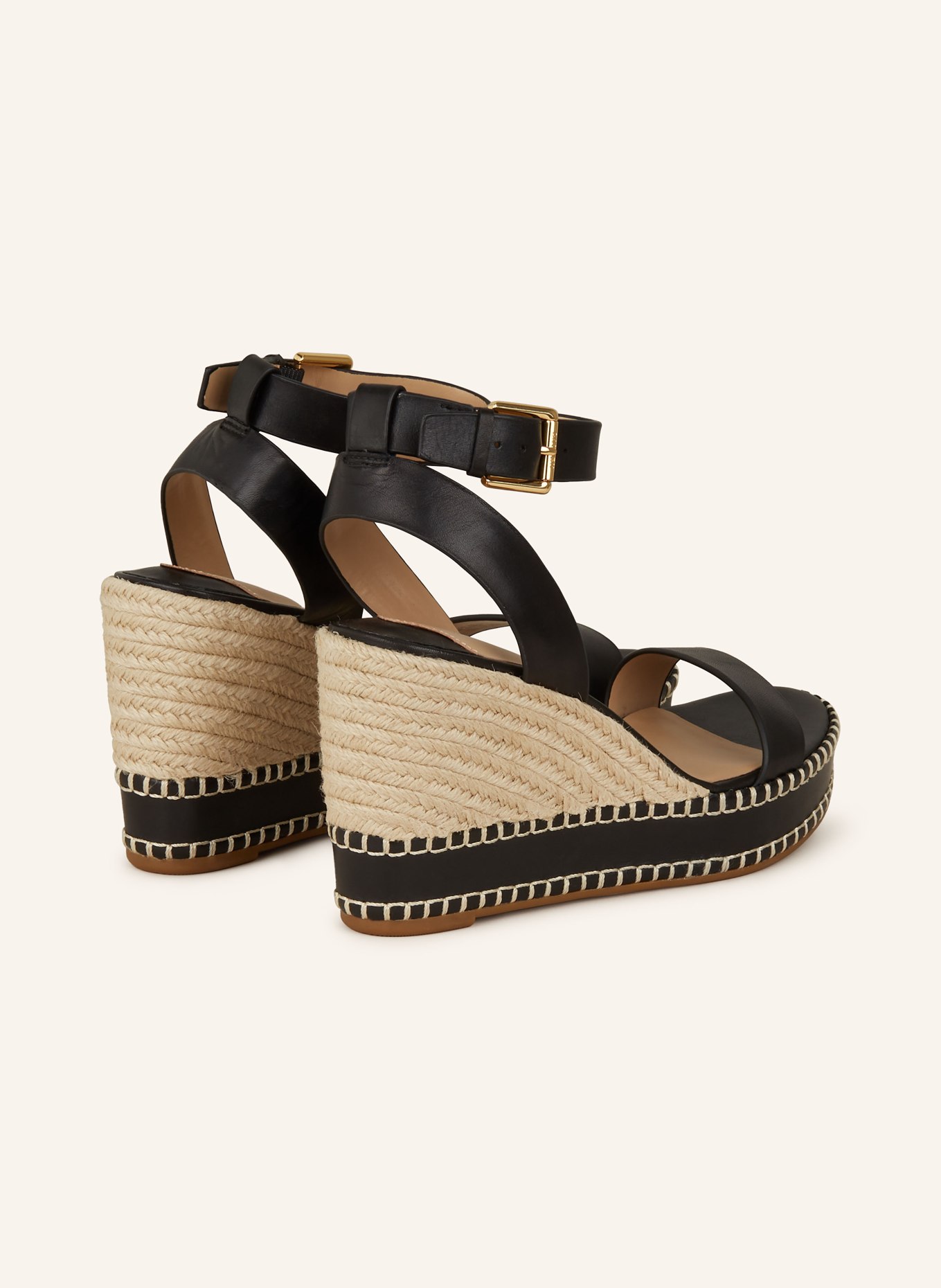 LAUREN RALPH LAUREN Platform wedges, Color: BLACK (Image 2)