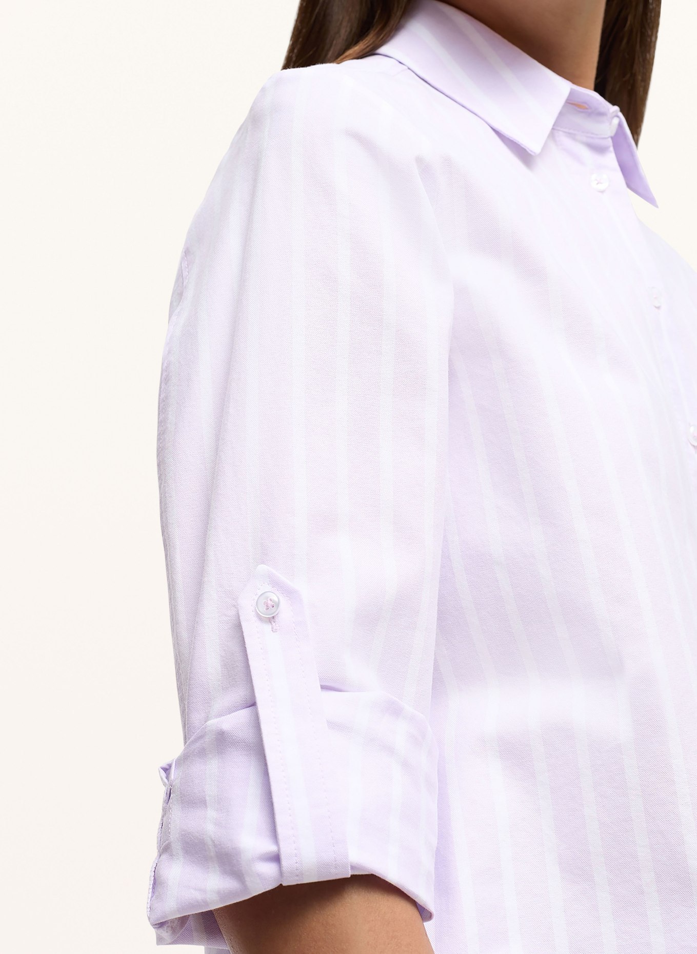 ETERNA Shirt blouse, Color: WHITE/ LIGHT PURPLE (Image 4)