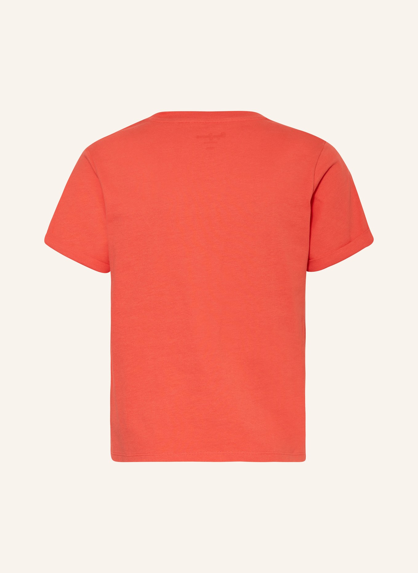 Pepe Jeans T-shirt z obszyciem ozdobnymi kamykami, Kolor: CZERWONY (Obrazek 2)