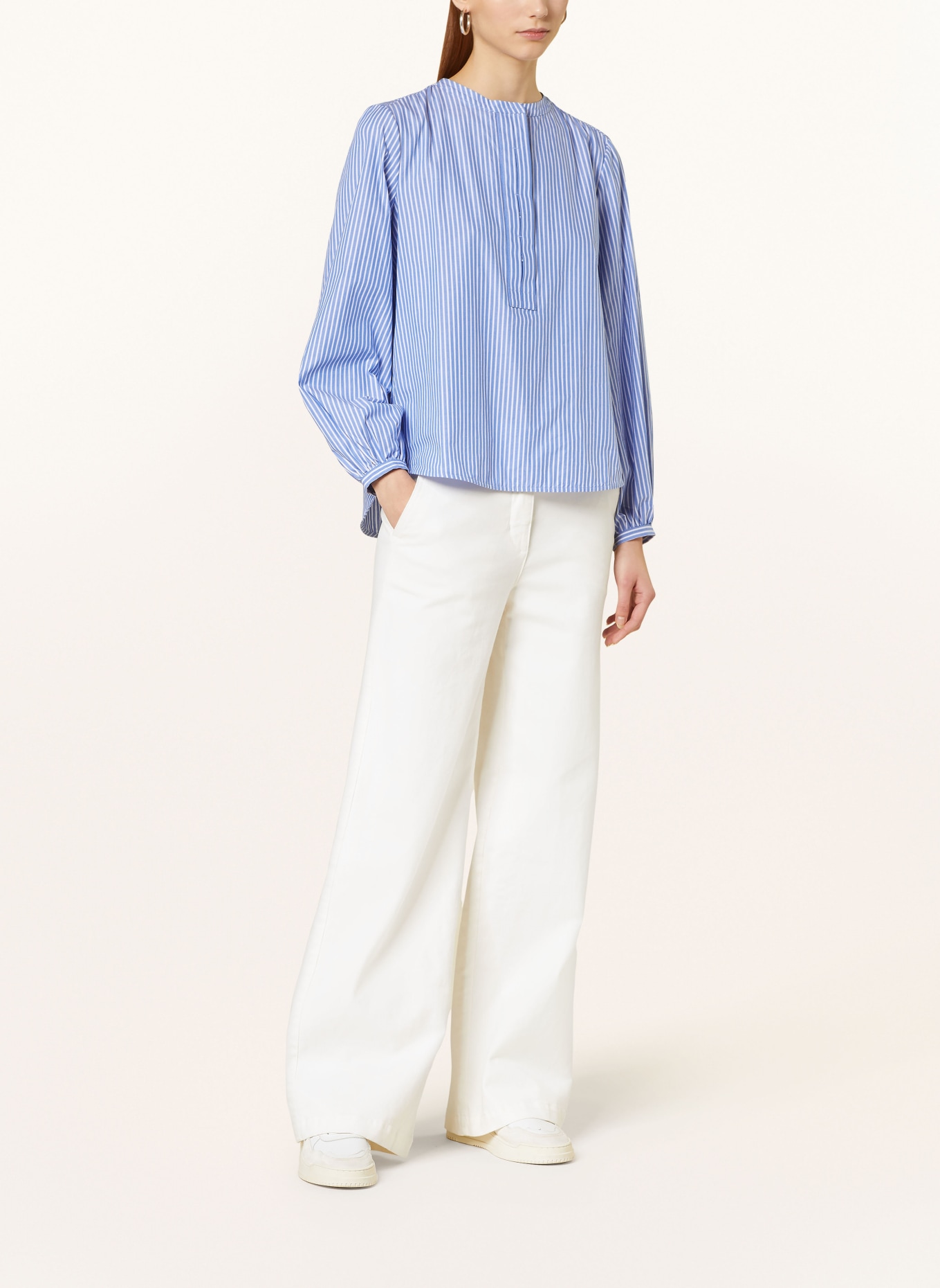 darling harbour Shirt blouse, Color: BLAU/WEISS (Image 2)