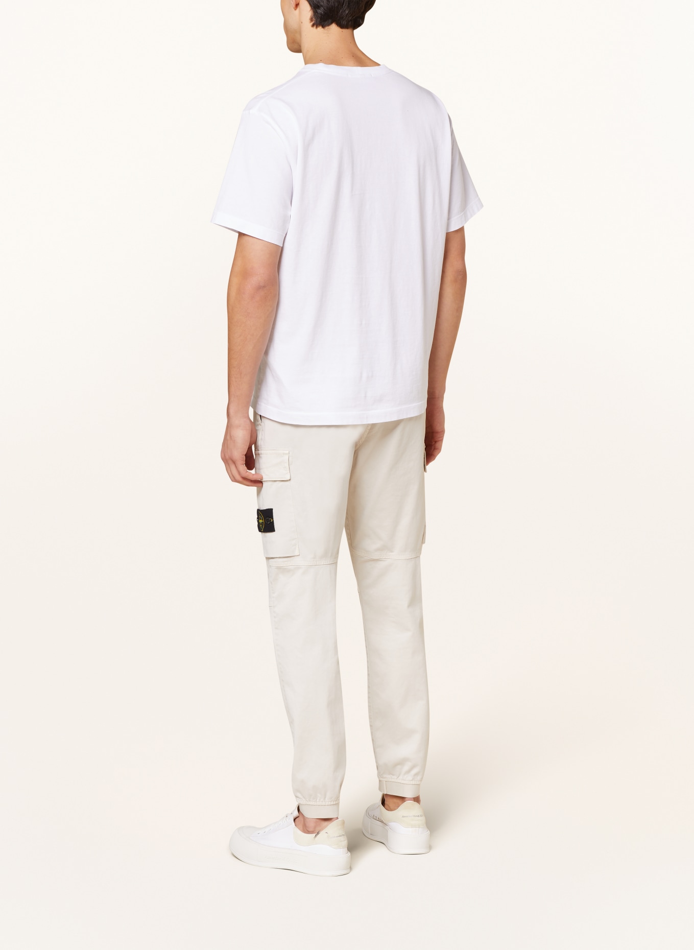 STONE ISLAND T-shirt, Color: WHITE (Image 3)