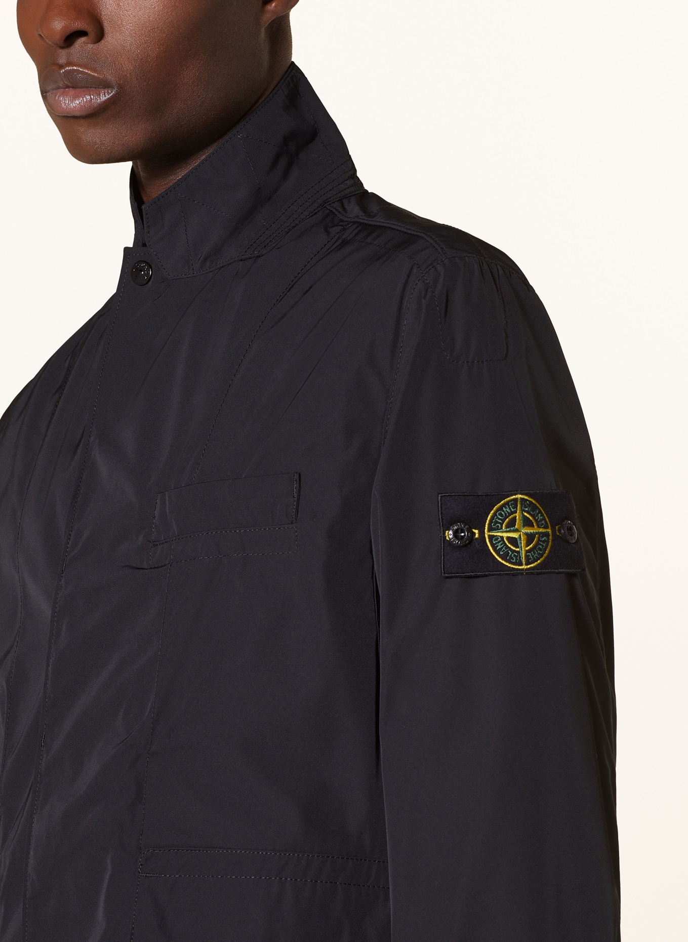 STONE ISLAND Bomber jacket, Color: BLACK (Image 4)
