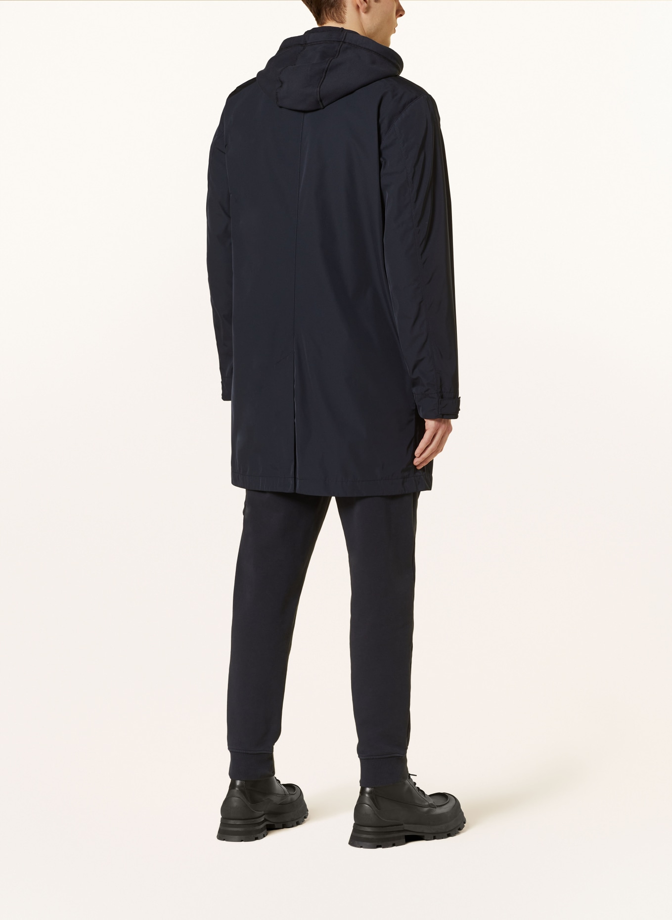 STONE ISLAND Kabát: TMAVĚ MODRÁ