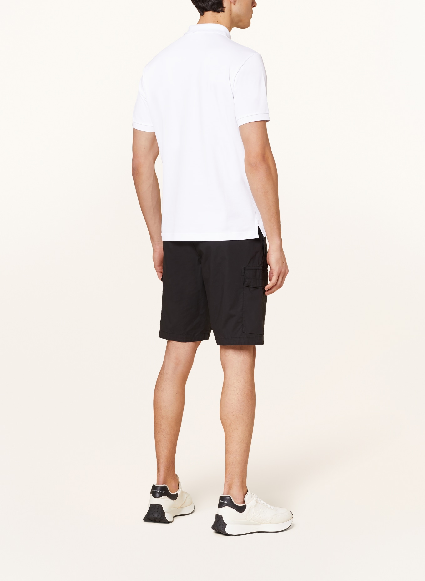 STONE ISLAND Piqué polo shirt regular fit, Color: WHITE (Image 3)