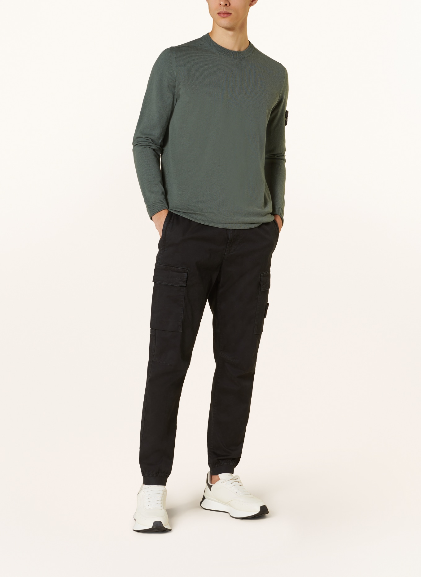 STONE ISLAND Svetr: TMAVĚ ZELENÁ