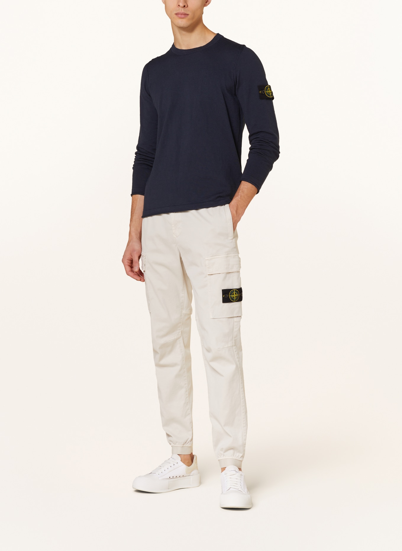 STONE ISLAND Pullover: DUNKELBLAU