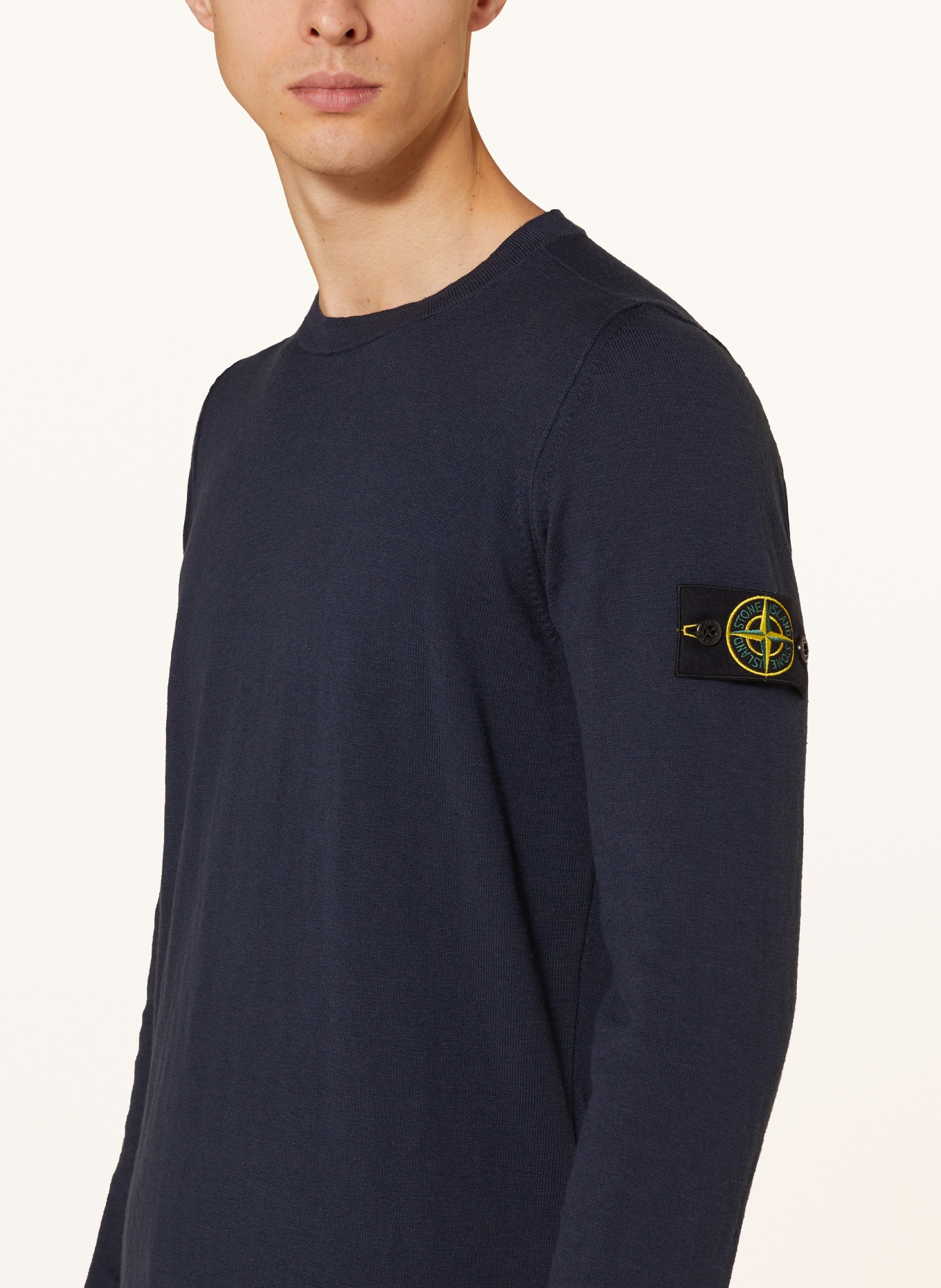 STONE ISLAND Pullover: DUNKELBLAU