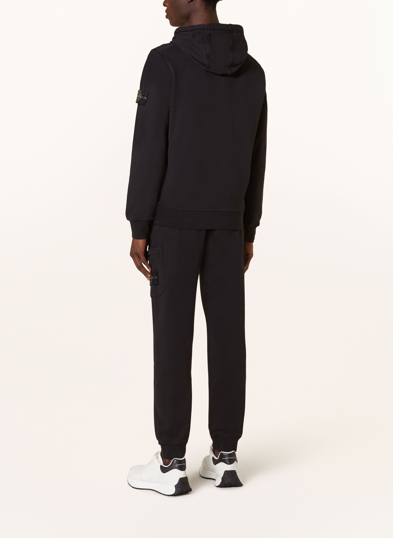 STONE ISLAND Pants in jogger style, Color: BLACK (Image 3)