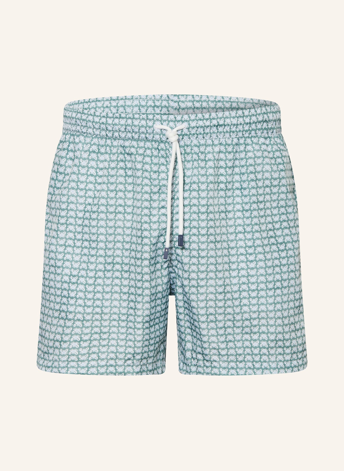 FEDELI Swim shorts, Color: OLIVE/ WHITE (Image 1)