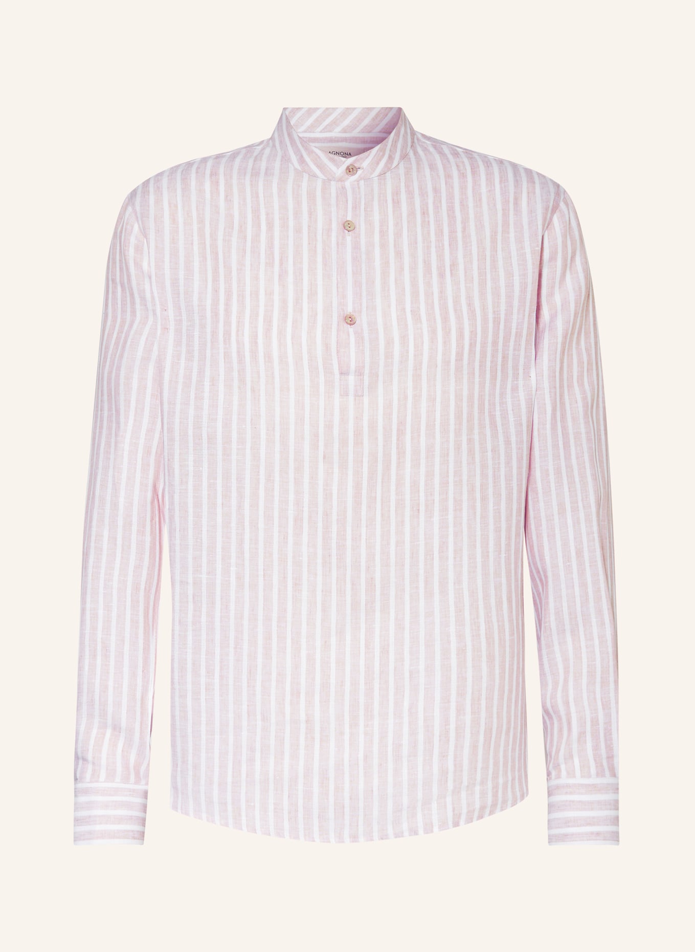 AGNONA Linen shirt comfort fit, Color: BEIGE/ ECRU (Image 1)